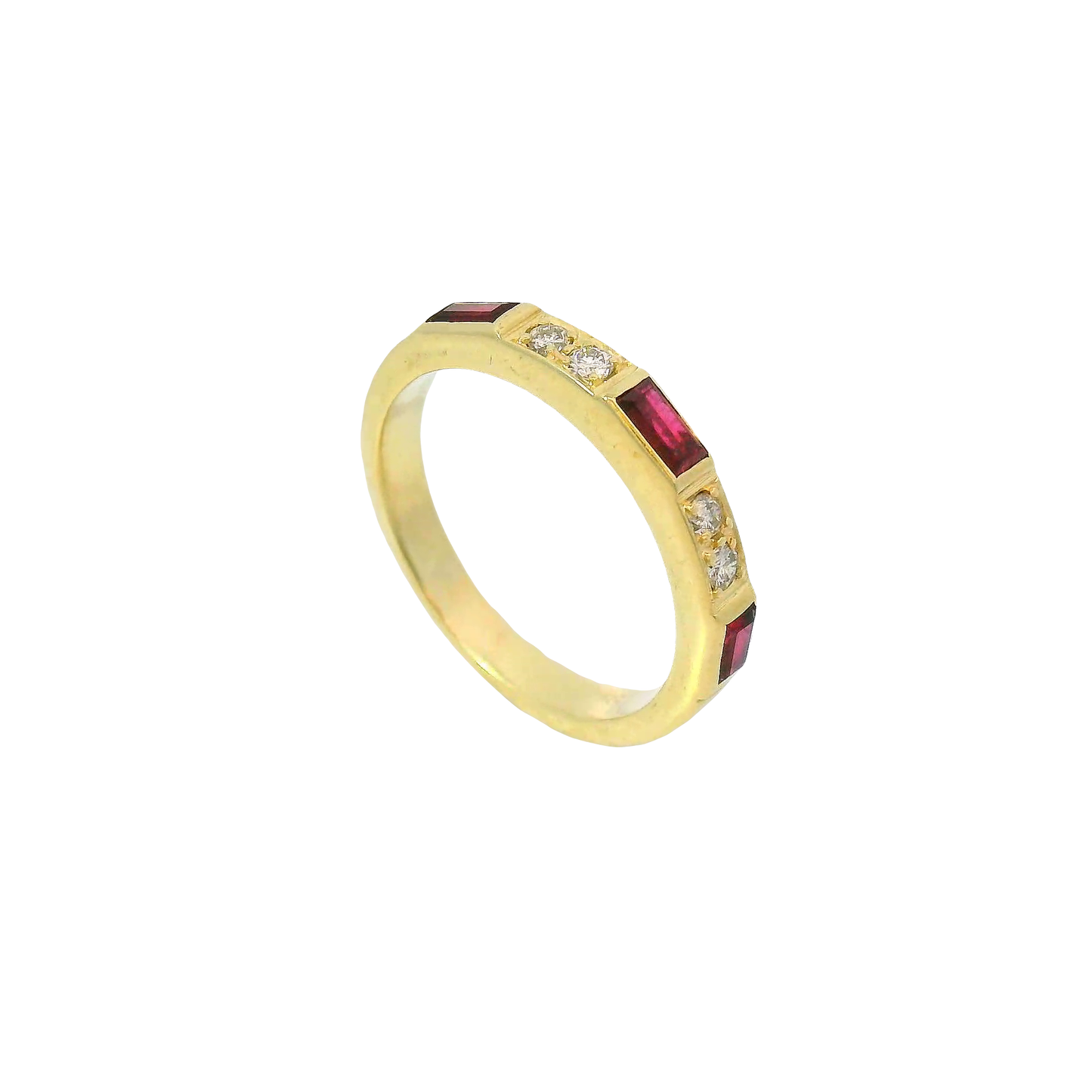 Ring Gelbgold 585 / 14 Karat mit Brill. Gr. 51,5 Nr. 6742