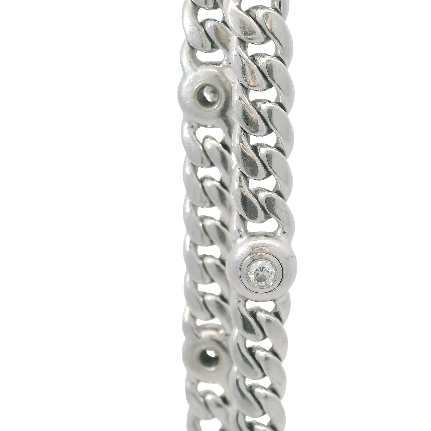 Armband Weißgold 750 / 18 Karat mit Brill. L: 190 mm Nr. 6744