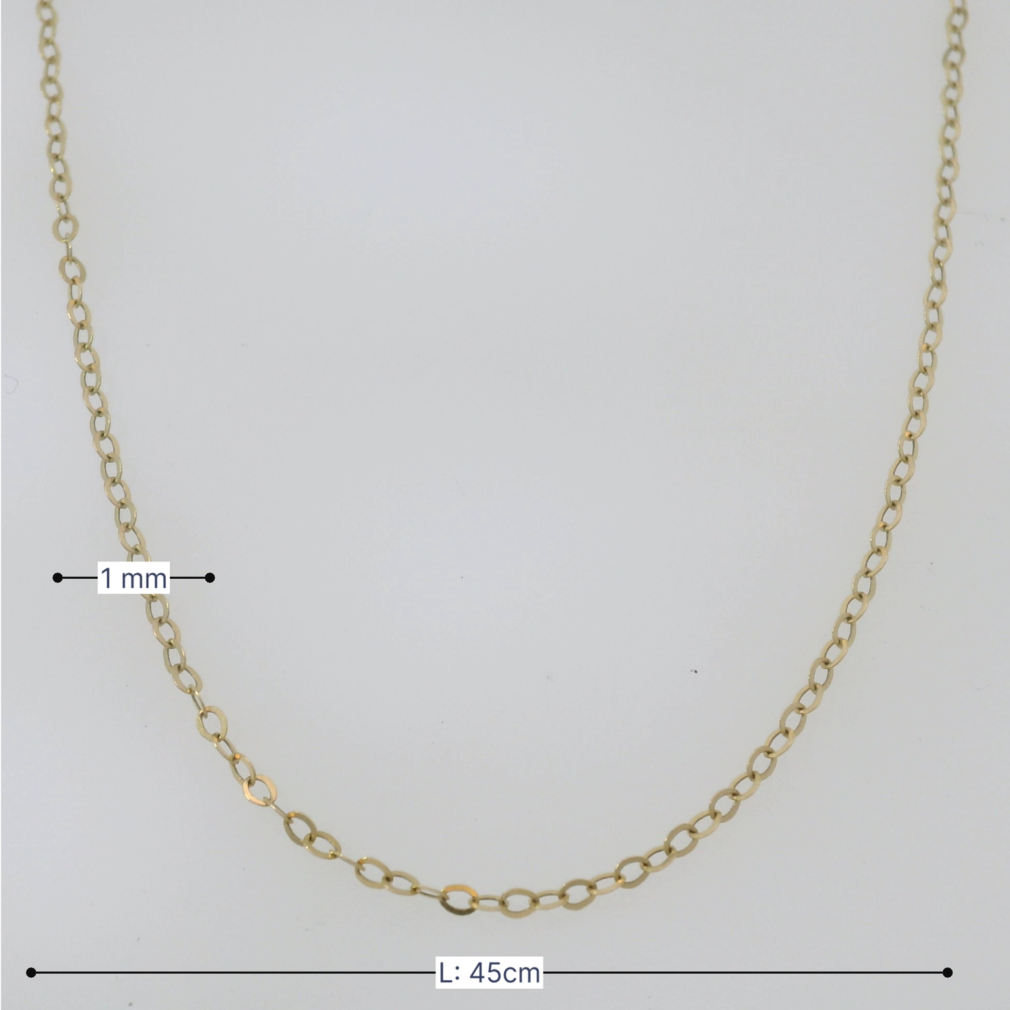 Kette Gelbgold 585 / 14 Karat L: 45 cm Nr. 6784