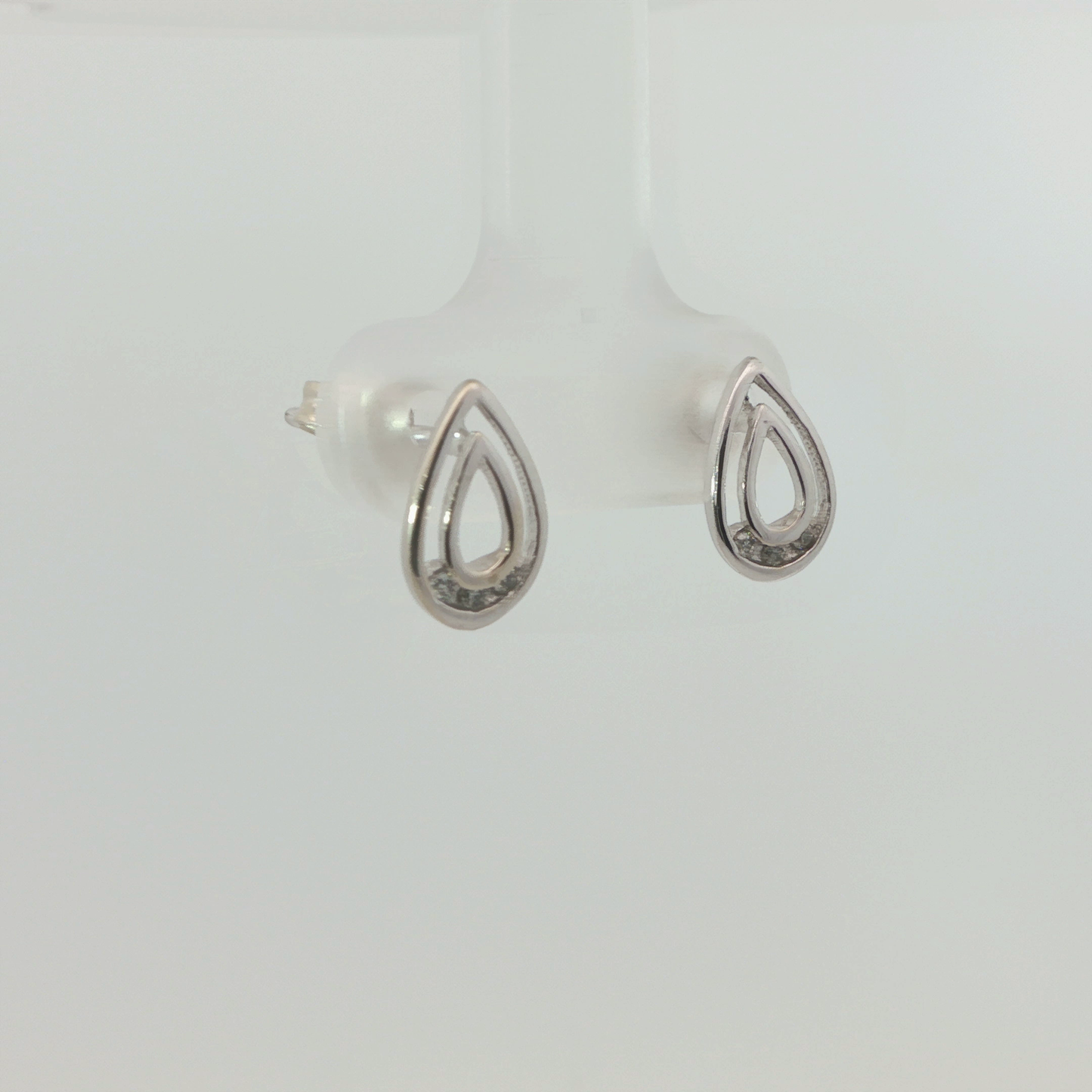 P. Ohrstecker Weißgold 585 / 14 Karat L: 9,5 mm Nr. 6754