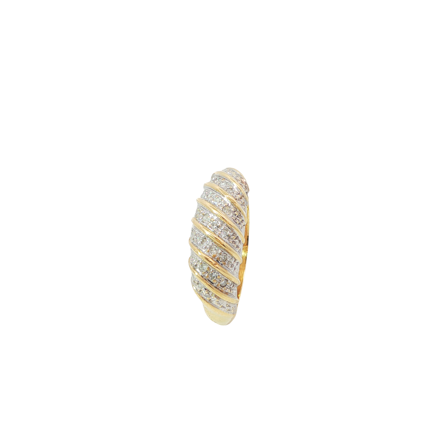 Ring Gelbgold 750 / 18 Karat mit Brill. ca. 0,075 ct Gr. 55 Nr. 5038