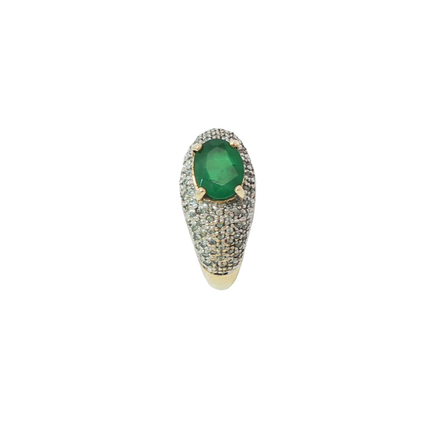 Ring Gelbgold 375 / 9 Karat mit Brill. 0,44 Gr. 62 Nr. 6296