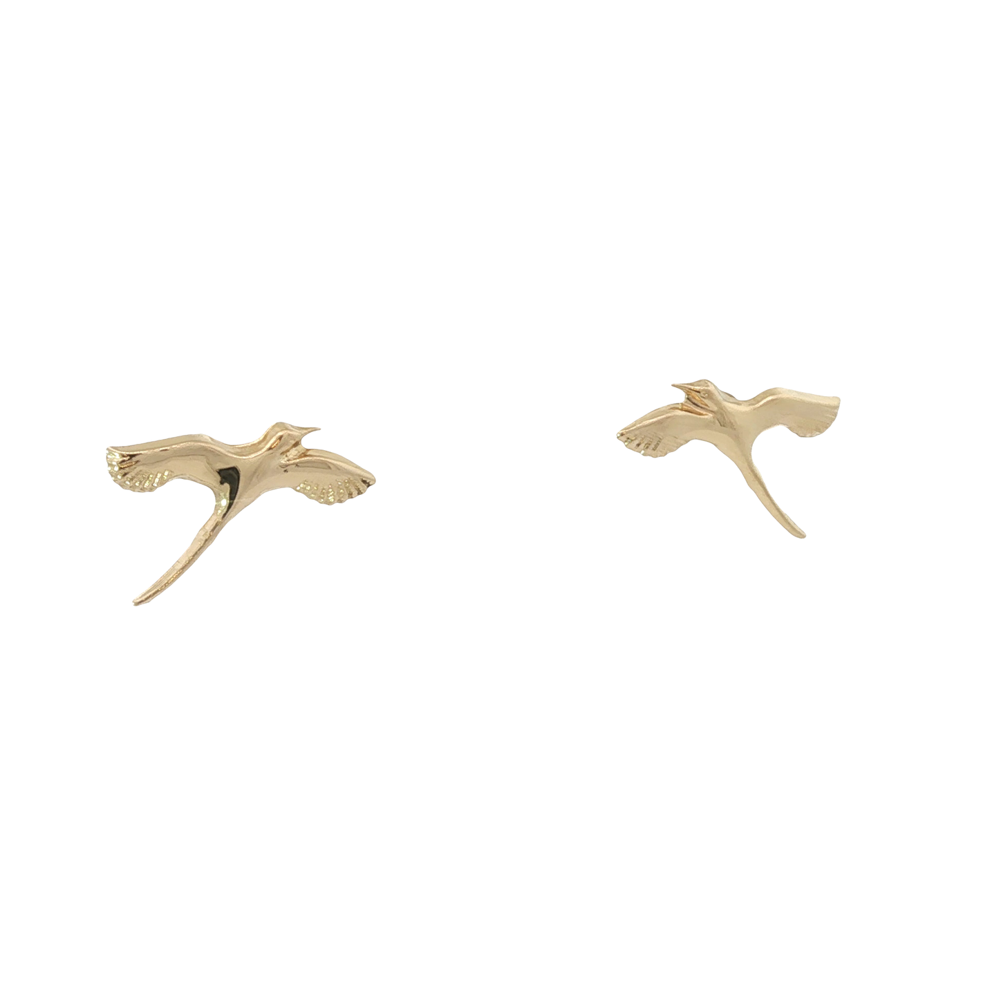 P. Ohrstecker Schwalbe Gelbgold 750 / 18 Karat Nr. 6890