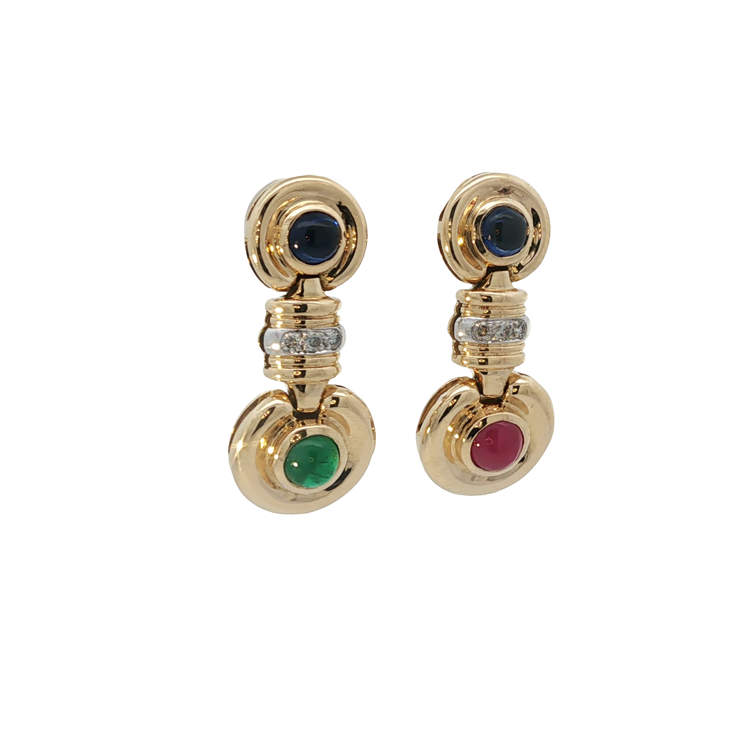 Ohrhänger Gelbgold 750 / 18 Karat L: 28,3 mm Nr. 6864