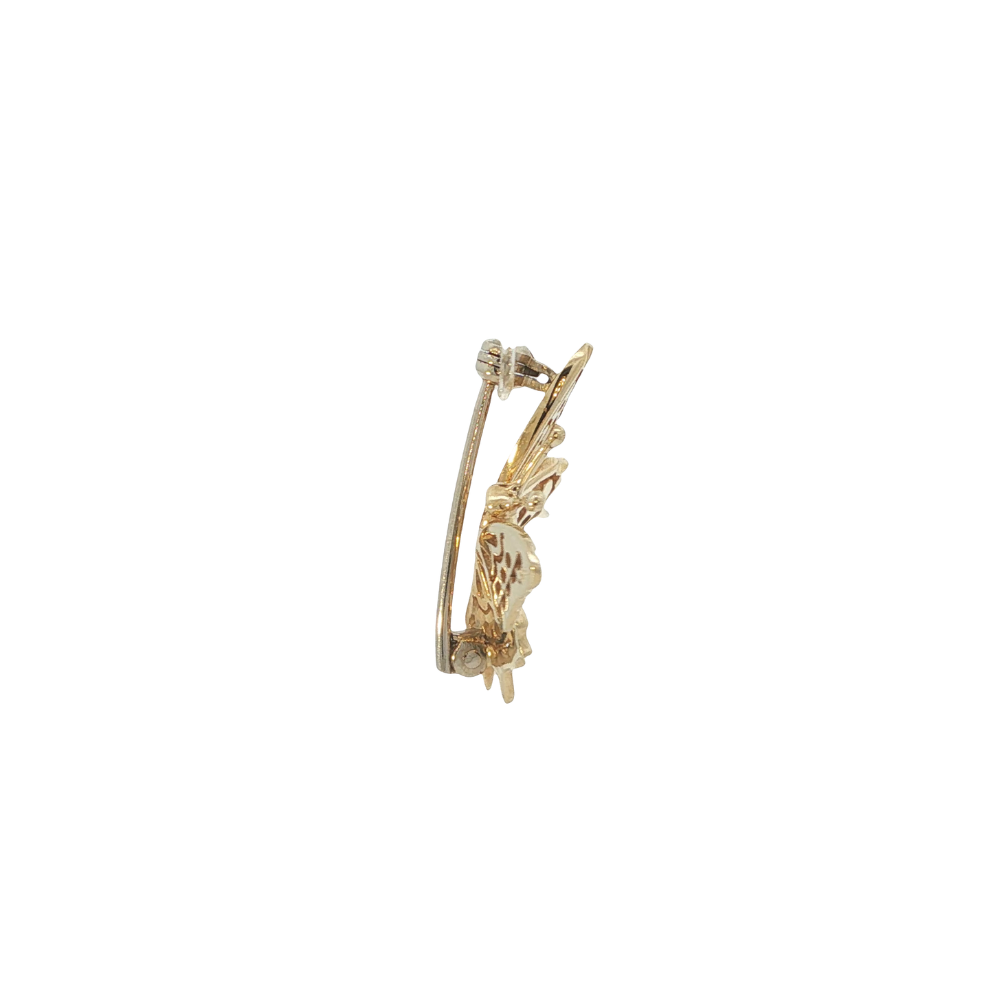Brosche "Schmetterling" Gelbgold 585 / 14 Karat H: 18,5 mm Nr. 7027