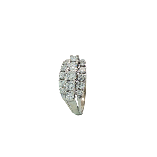 Ring Weißgold 585 / 14 Karat mit Brill. 1,5 ct W-Vvsi Gr. 63 Nr. 6976