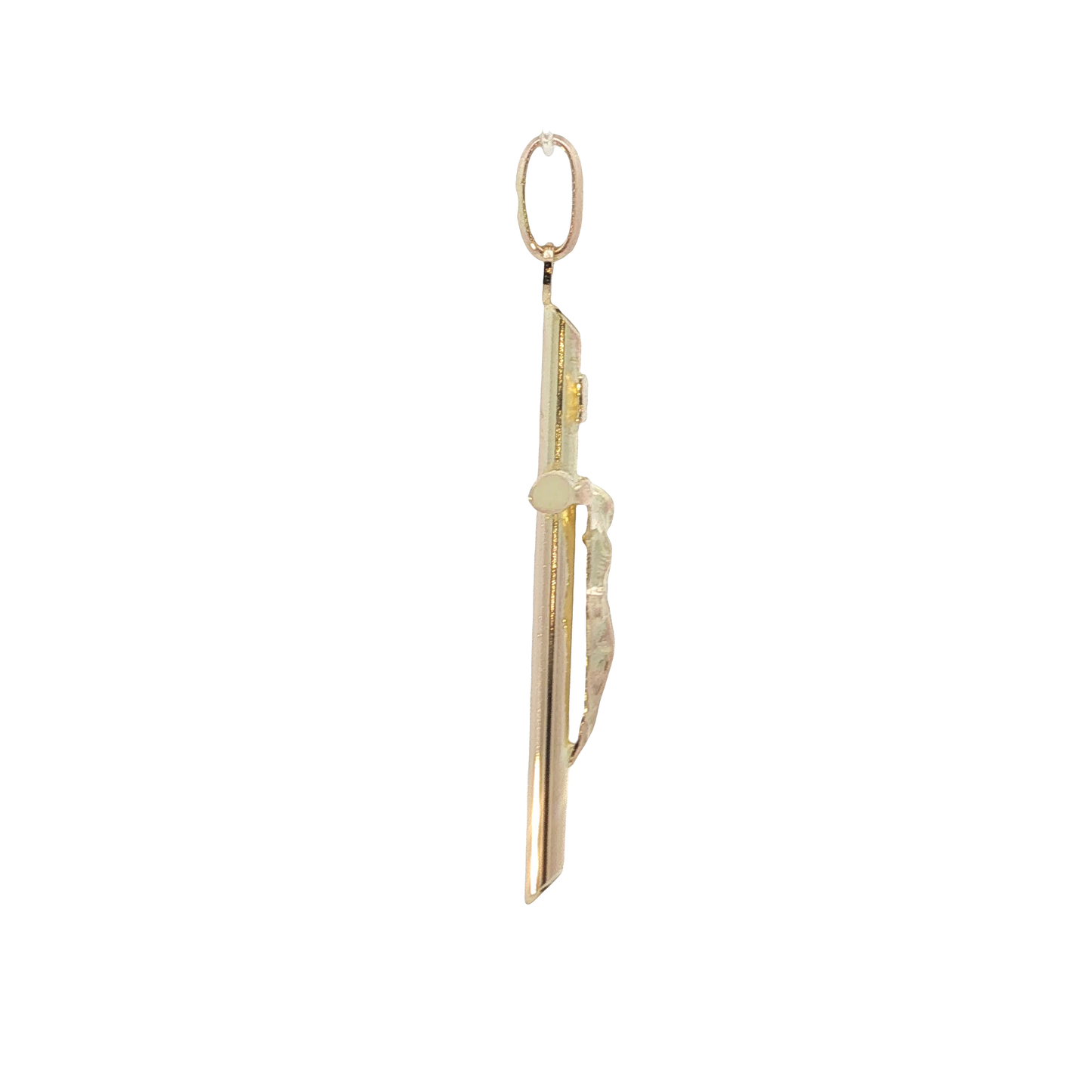 Anhänger "Kreuz Jesus INRI" Gelbgold 585 / 14 Karat L: 52,5 mm Nr. 7161