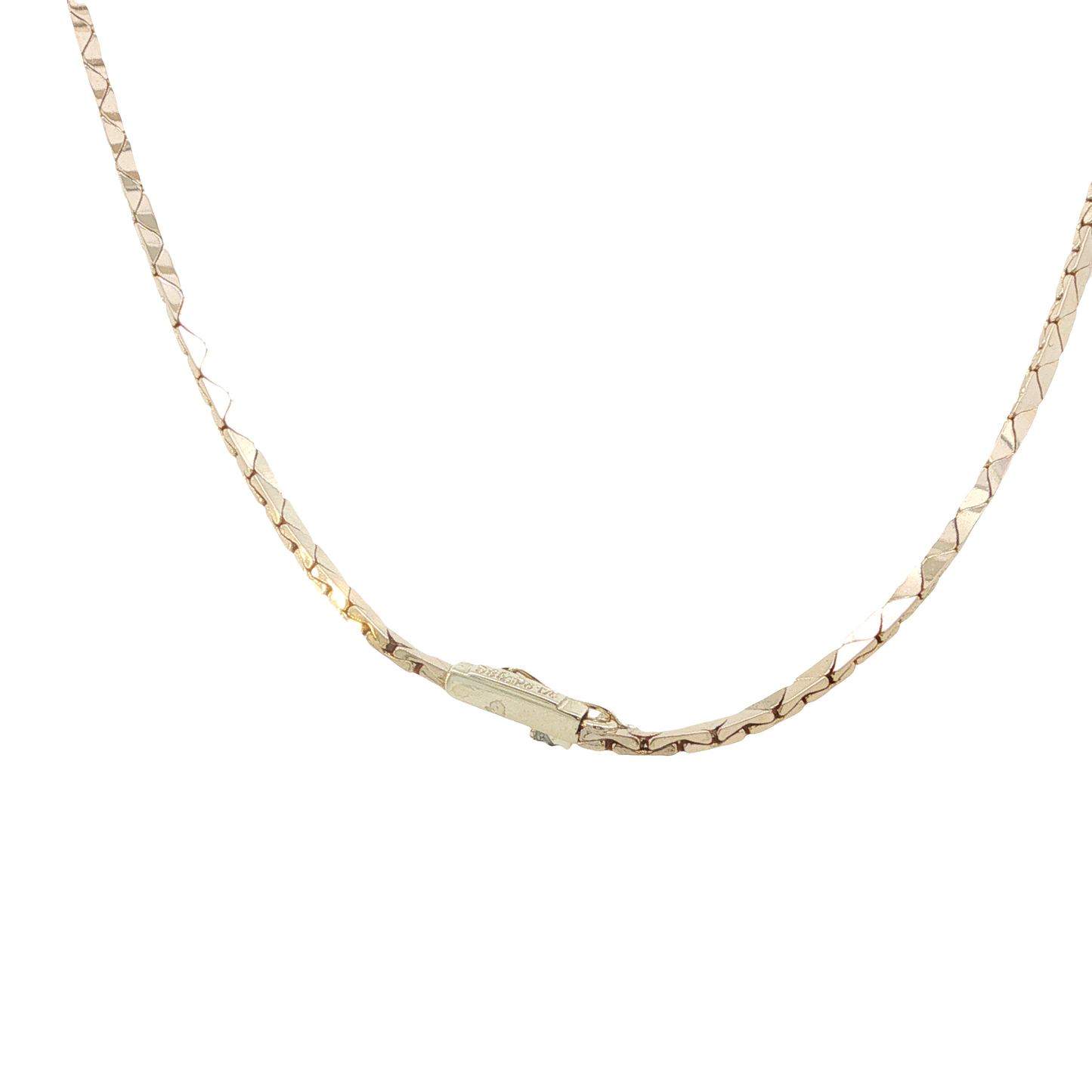 Collier Gelbgold 585 / 14 Karat mit Brill. L: 45 cm Nr. 7124