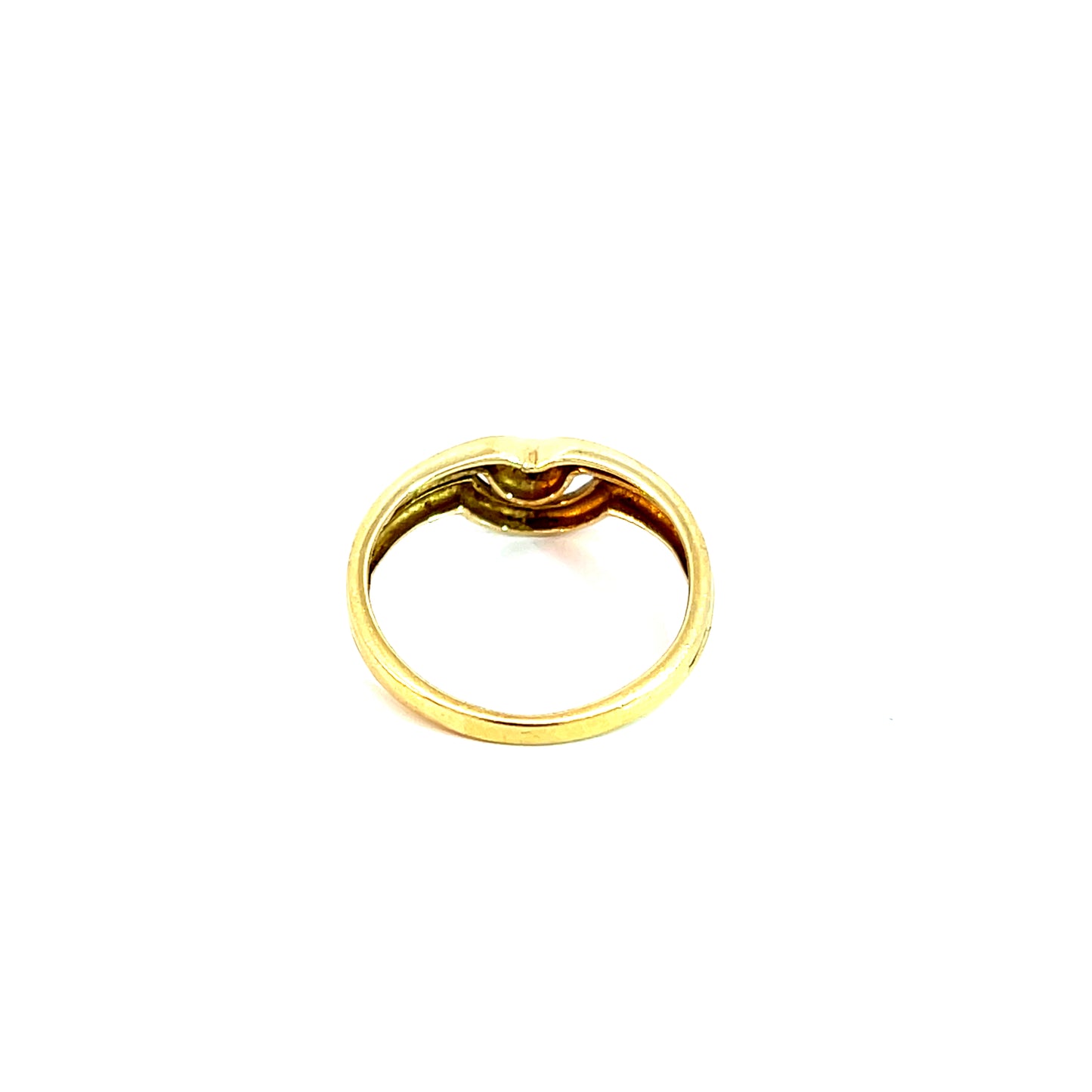 Ring Gelbgold 585 / 14 Karat mit Brill. Gr. 52 nr. 5989