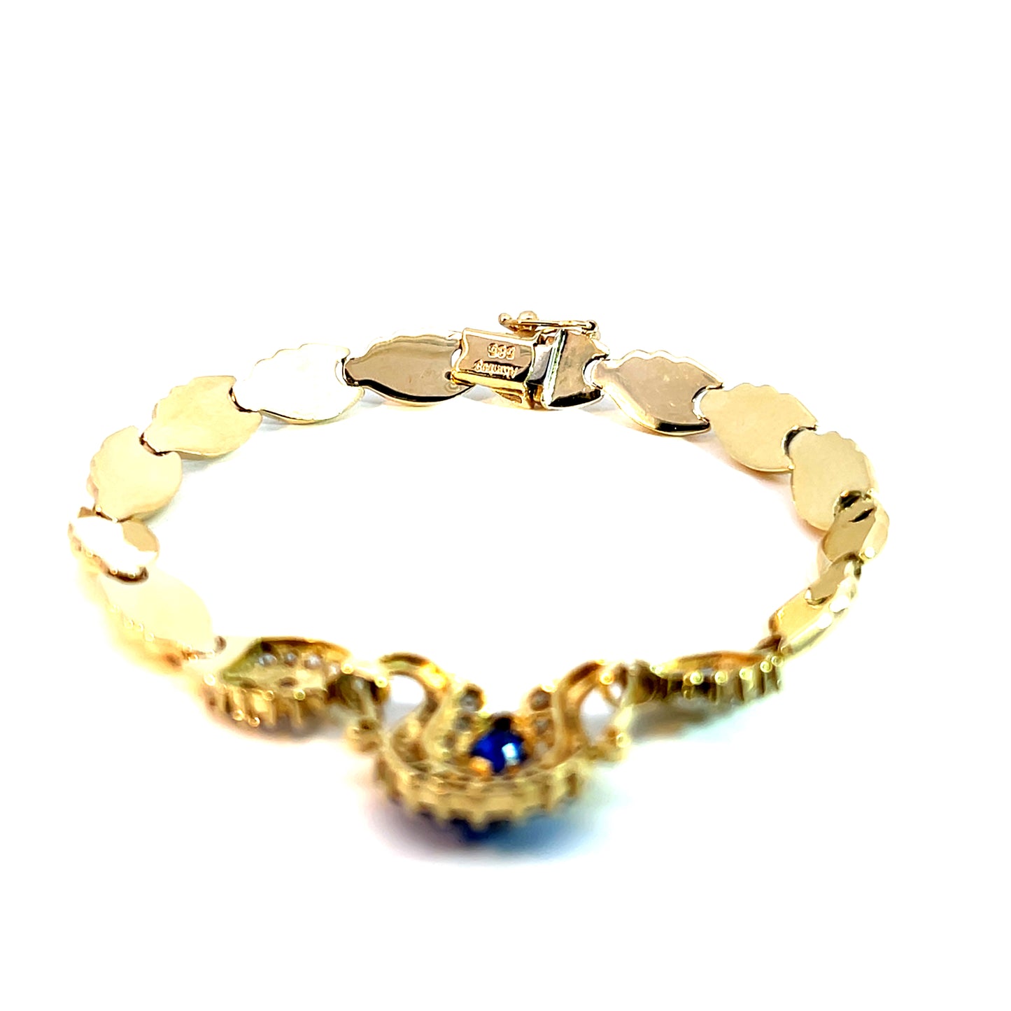 Armband Gelbgold 585 / 14 Karat Länge 19,5cm Nr. 6052