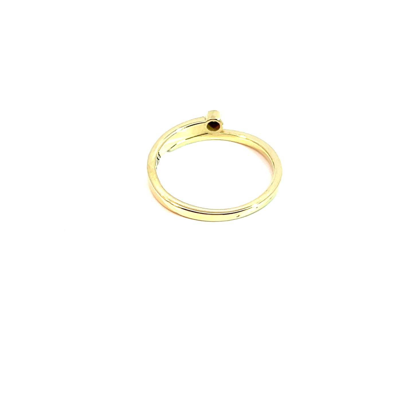 Ring Gelbgold 585 / 14 Karat mit Brill. 0,03ct Gr. 50 Nr. 6086