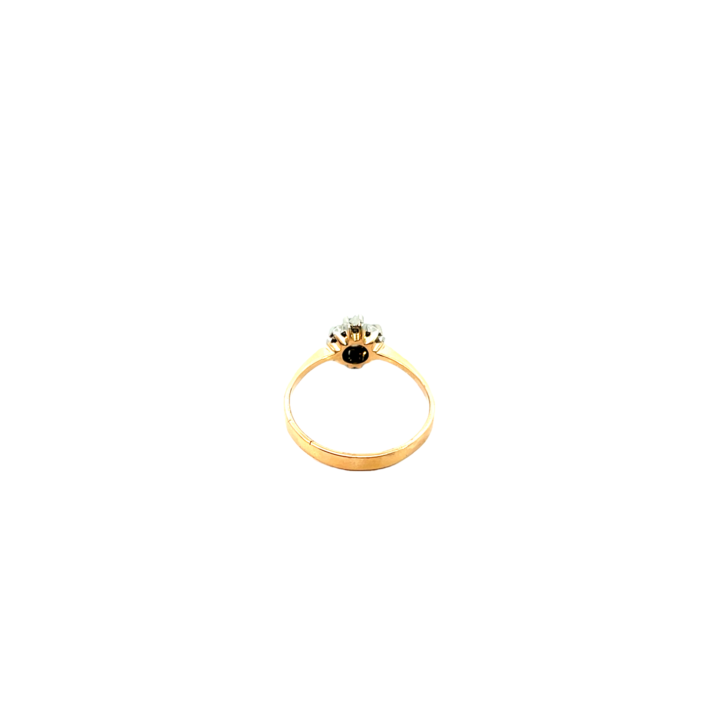 Ring Bicolor 750 / 18 Karat Gr.62,5 Nr. 6358