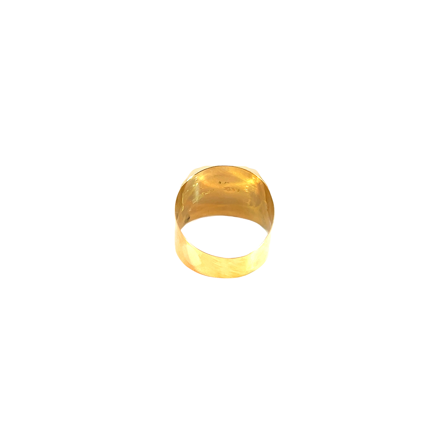 Herrenring Gelbgold 750 / 18 Karat Gr. 64 Nr. 6420