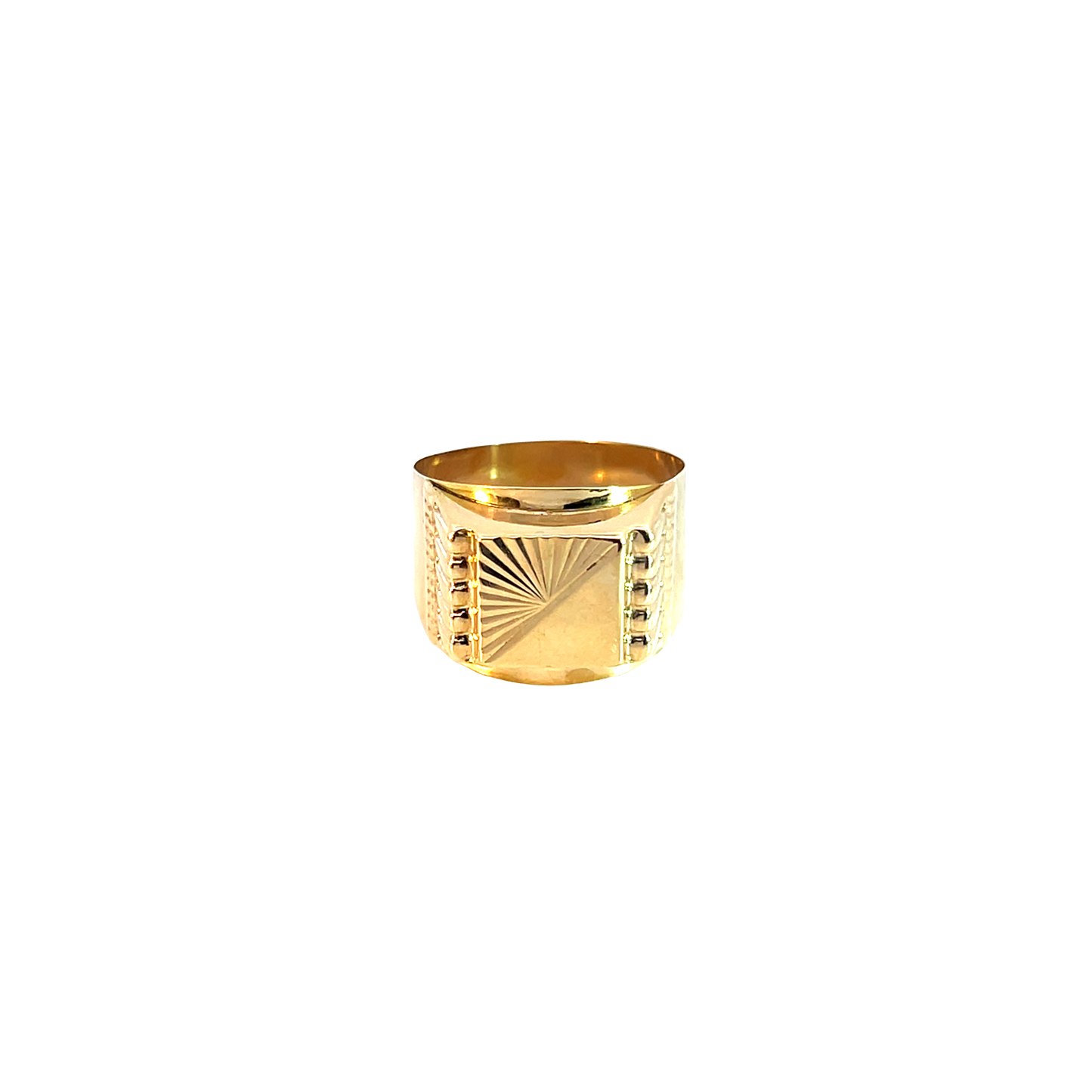 Herrenring Gelbgold 750 / 18 Karat Gr. 64 Nr. 6420