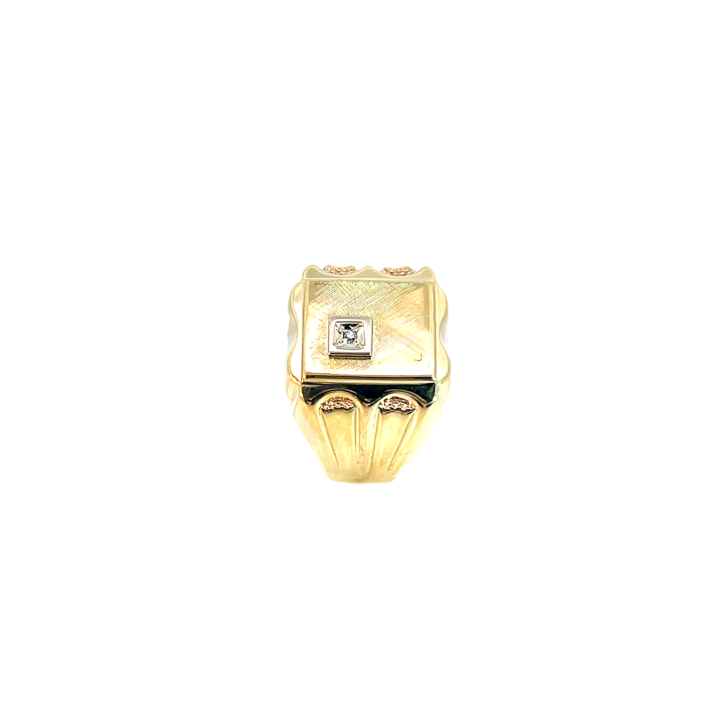 Ring Gelbgold 585 / 14 Karat Diam. Gr. 62 Nr. 6349