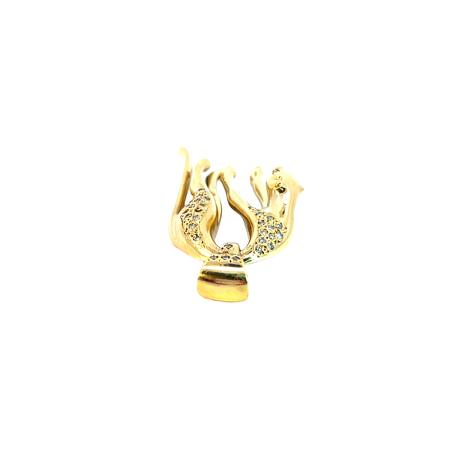 Anhänger Gelbgold 750 / 18 Karat Panther Brill. Nr. 6348