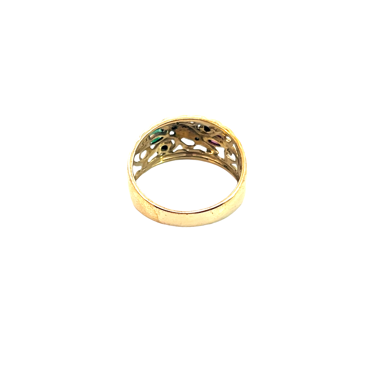 Ring Gelbgold 333 / 8 Karat mit Diam. Gr. 53 Nr. 6343