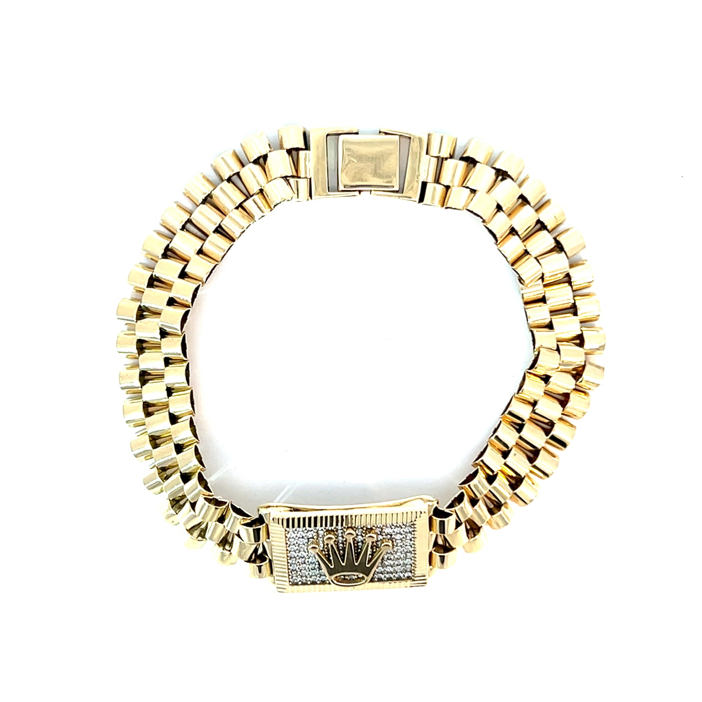 Armband Gelbgold 585 / 14 Karat Länge 21,5 cm Nr. 6418
