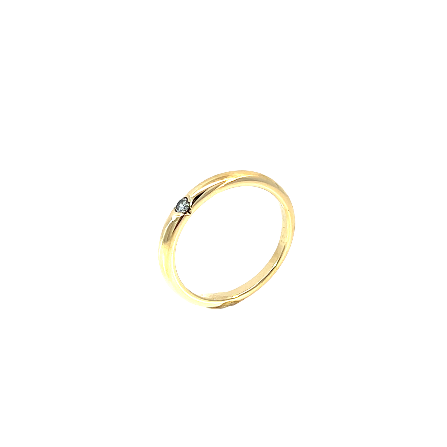 Ring Gelbgold 585 / 14 Karat mit Brill. 0,09ct Nr. 6456