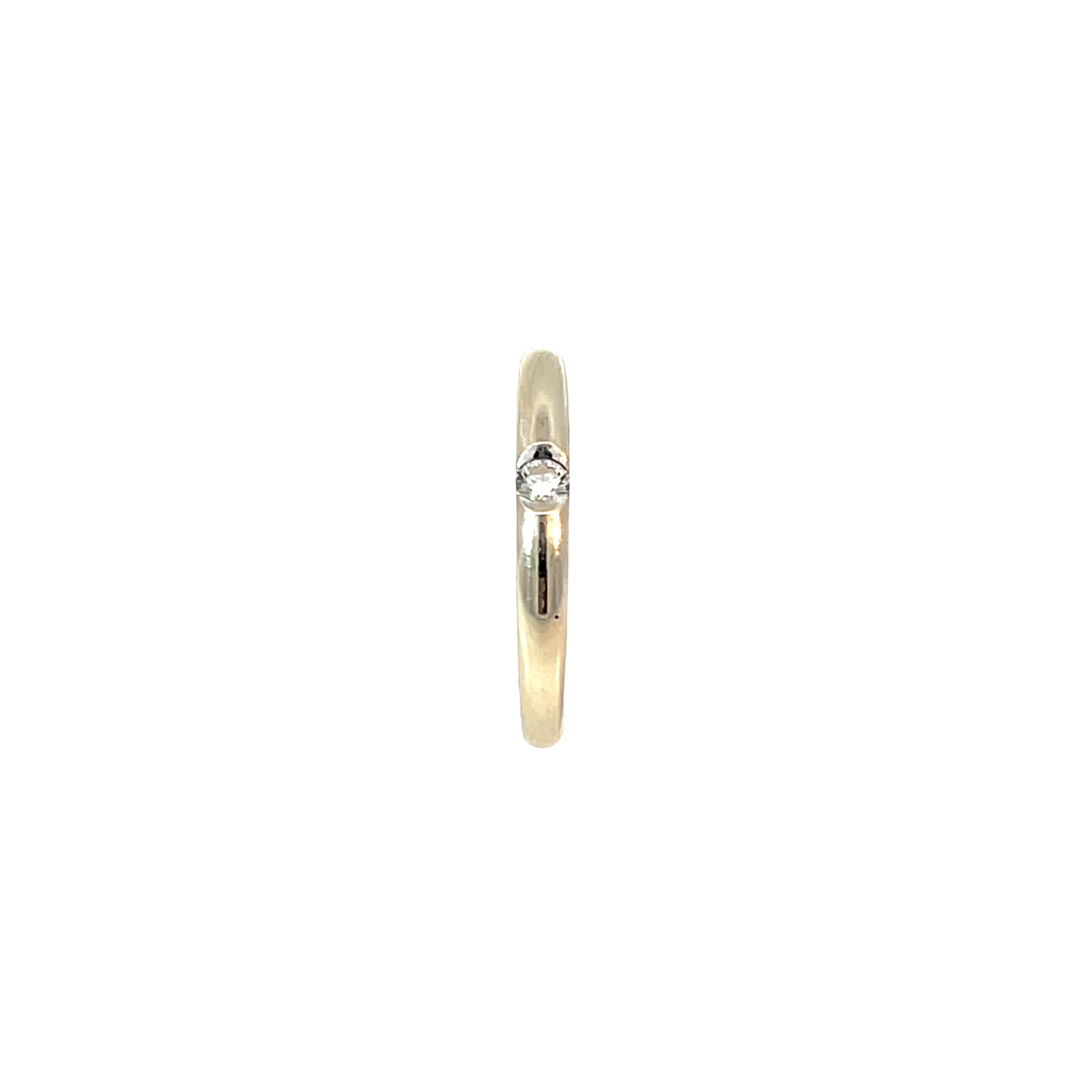 Ring Weißgold 585 / 14 Karat mit Brill. 0,09ct Nr. 6457