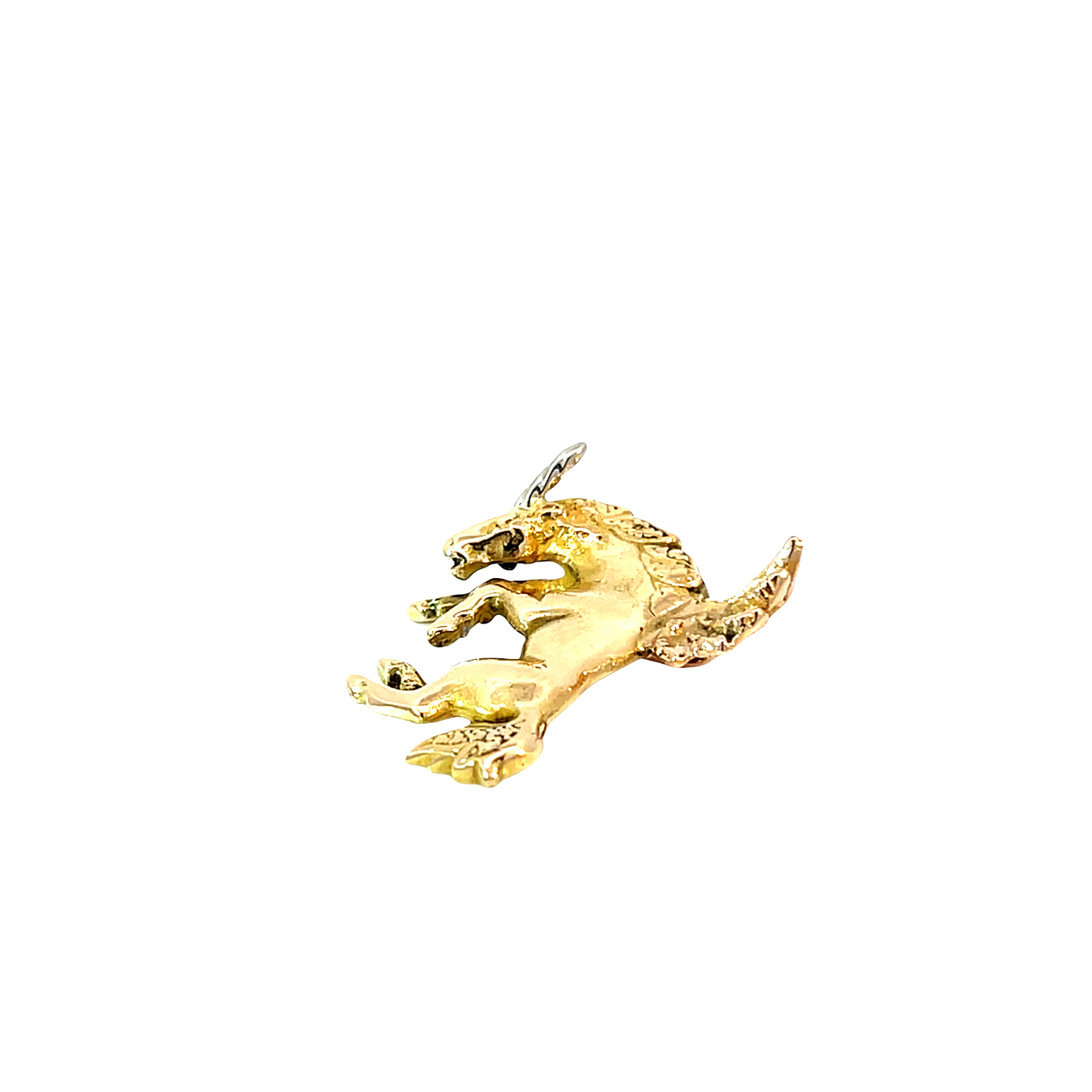 Anhänger "Einhorn" Bicolor 750 / 18 Karat Nr. 6464