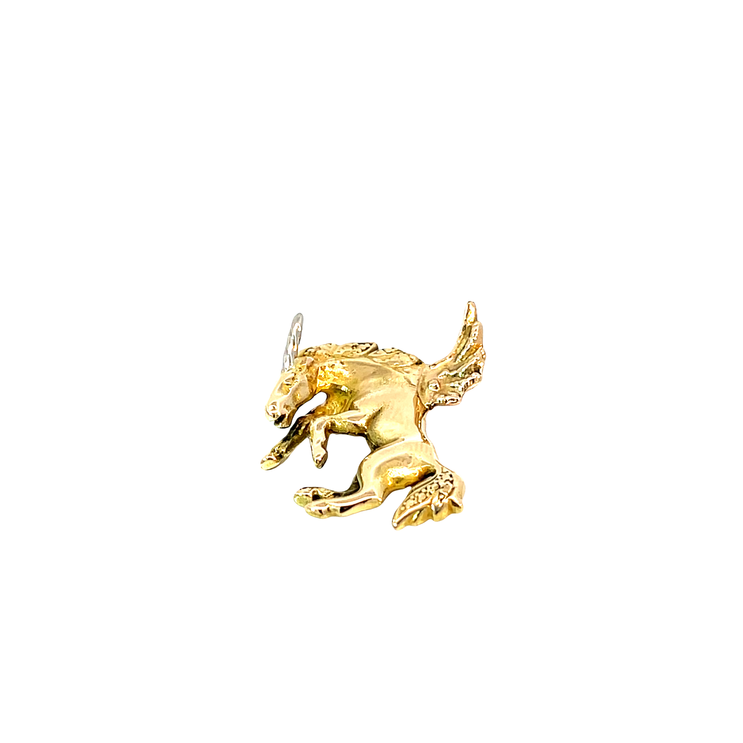 Anhänger "Einhorn" Bicolor 750 / 18 Karat Nr. 6464