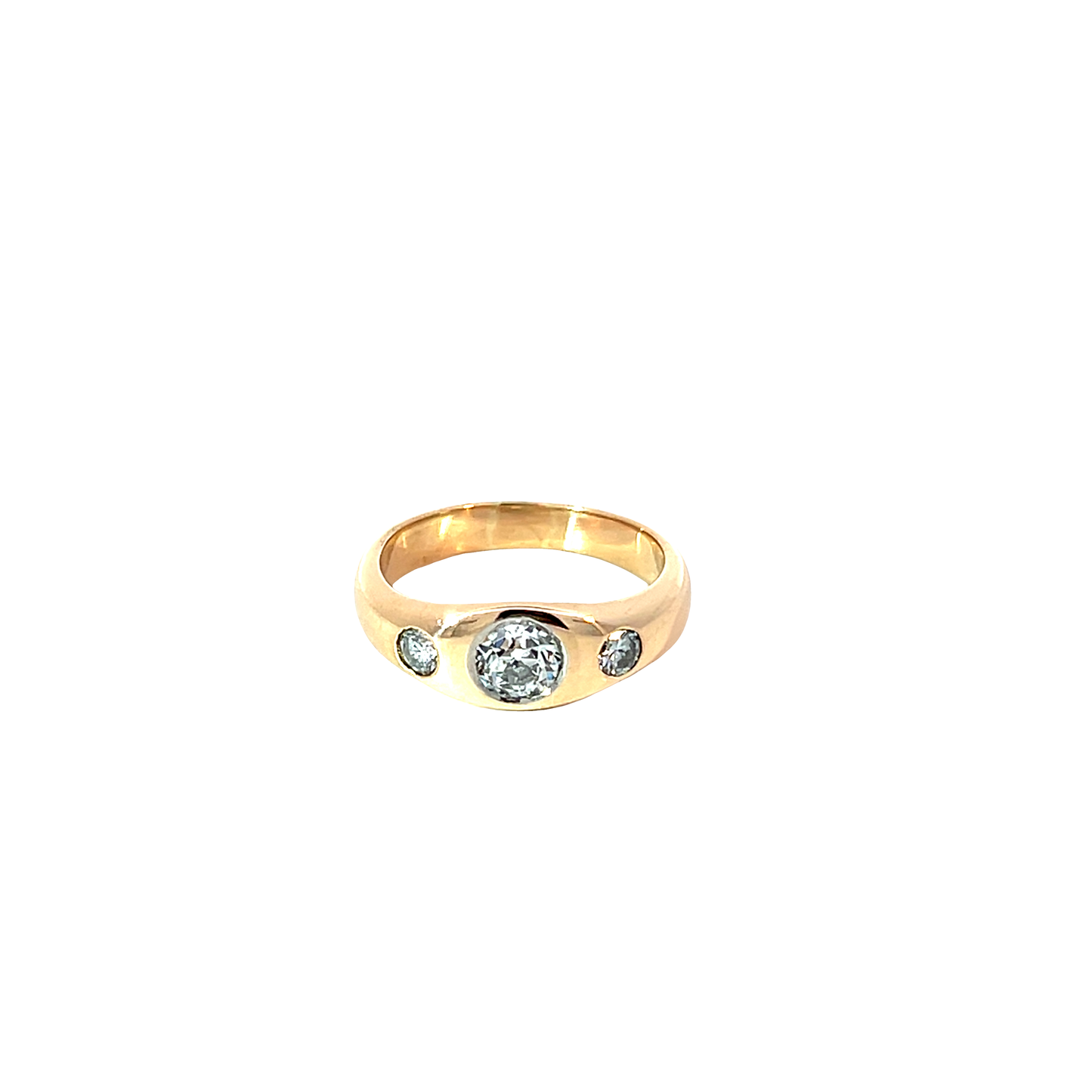 Ring Gelbgold 585 / 14 Karat Brill. ca. 0,76ct Nr. 6454