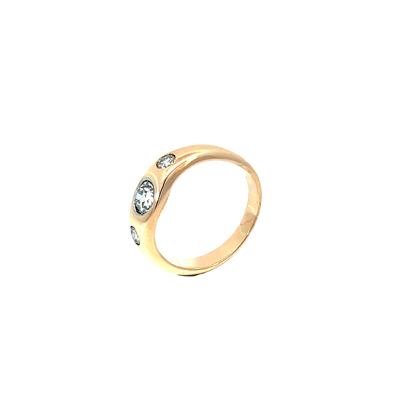 Ring Gelbgold 585 / 14 Karat Brill. ca. 0,76ct Nr. 6454