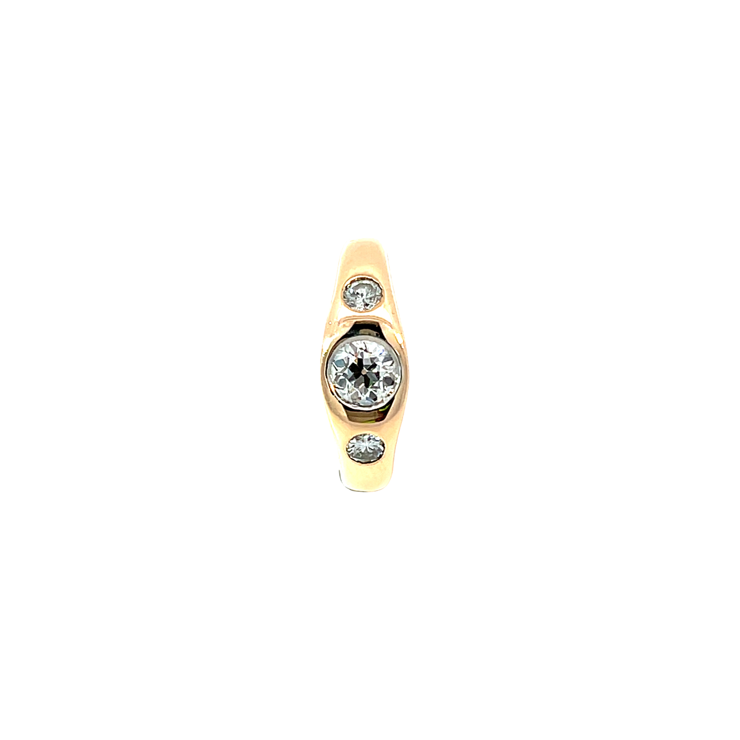 Ring Gelbgold 585 / 14 Karat Brill. ca. 0,76ct Nr. 6454
