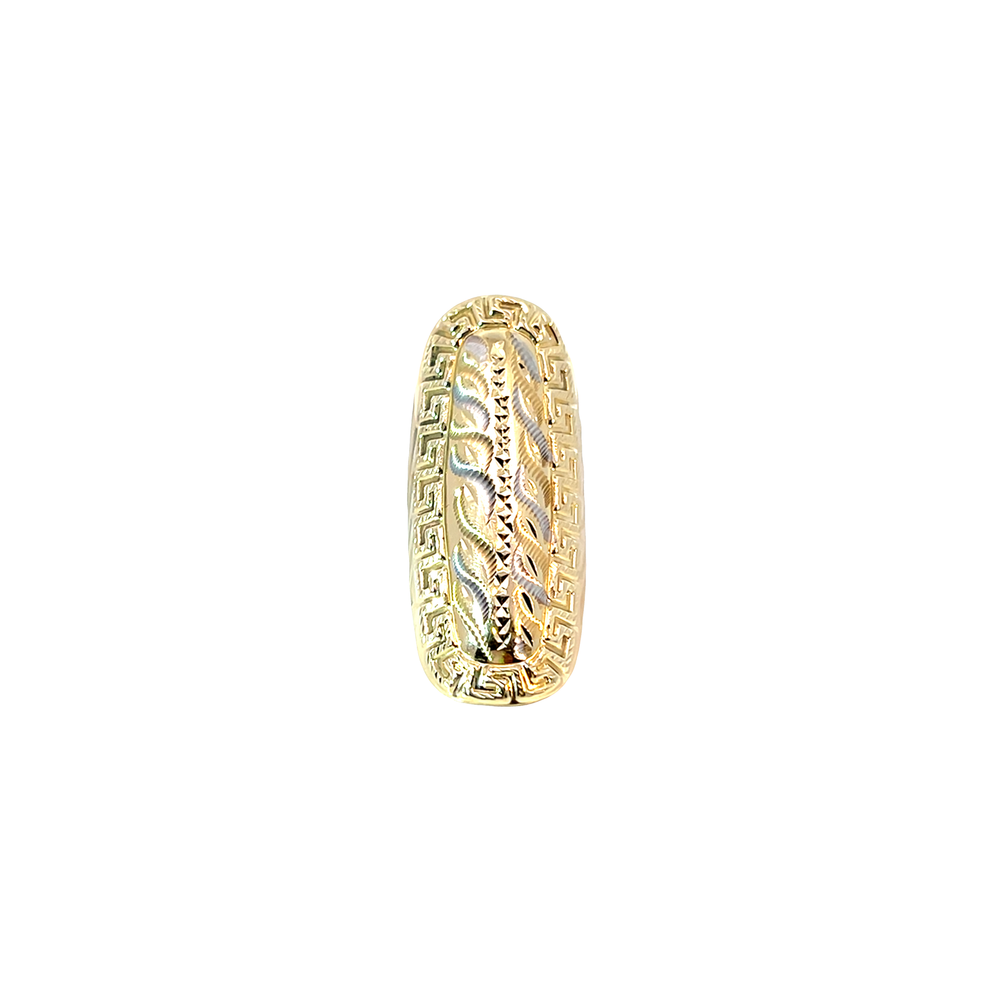 Ring Bicolor 585 / 14 Karat Gr. 53 Nr. 6437