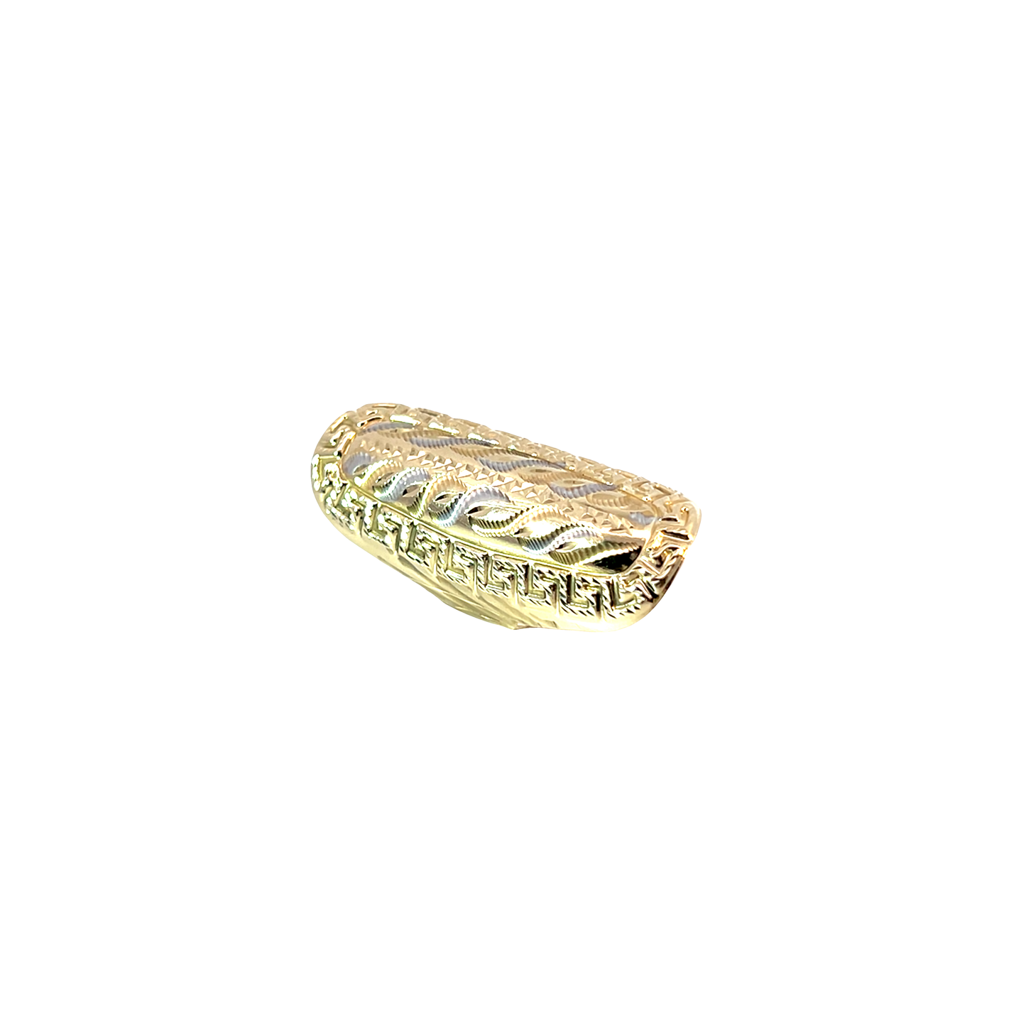 Ring Bicolor 585 / 14 Karat Gr. 53 Nr. 6437