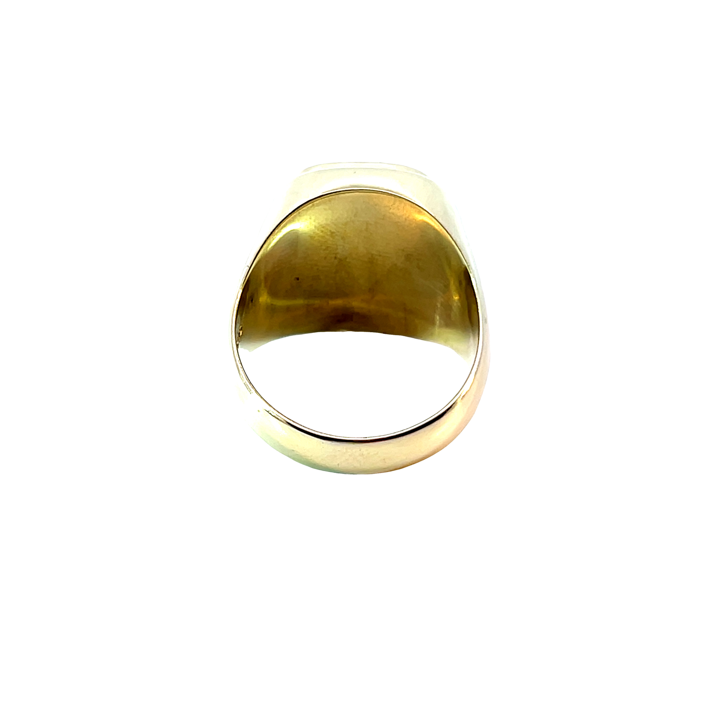 Herrenring Gelbgold 585 / 14 Karat mit Lapislazuli Nr. 6442