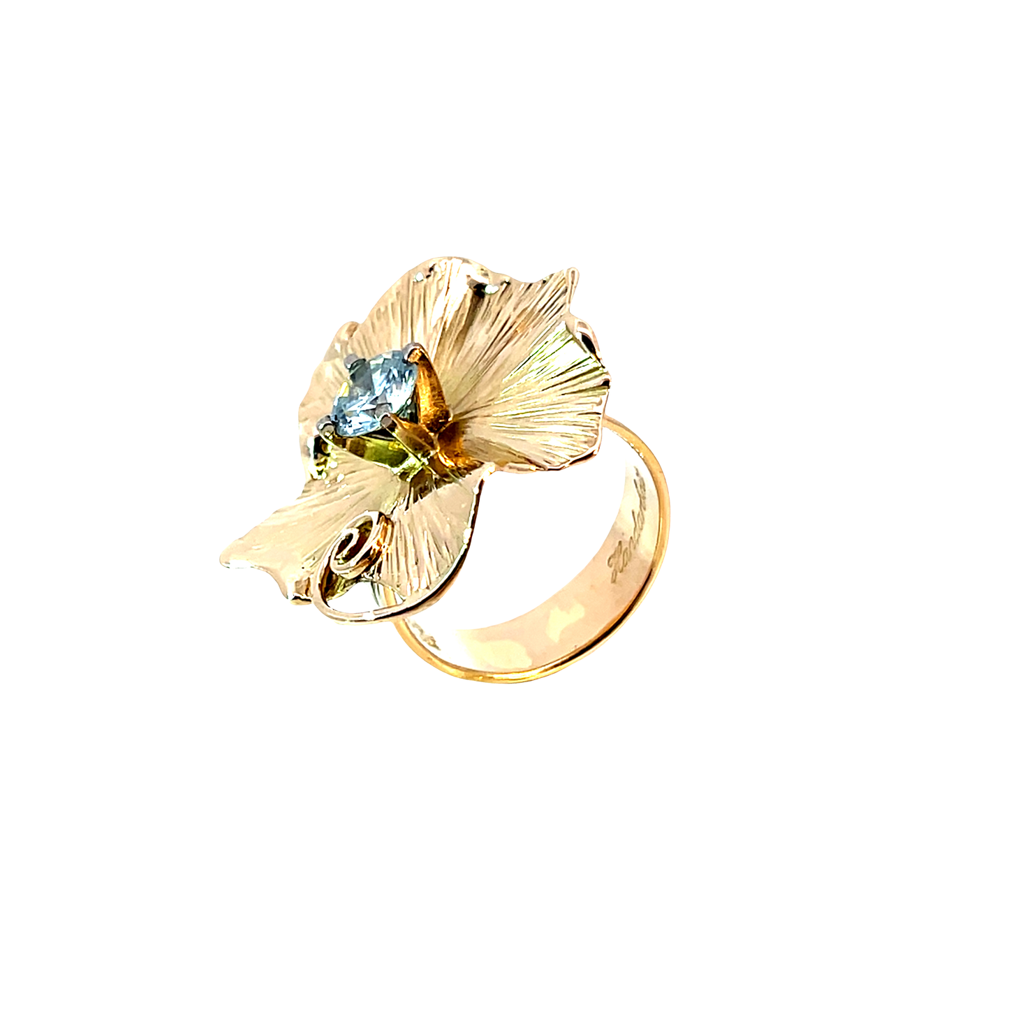 Ring Gelbgold 750 / 18 Karat "Handarbeit" Nr. 6443