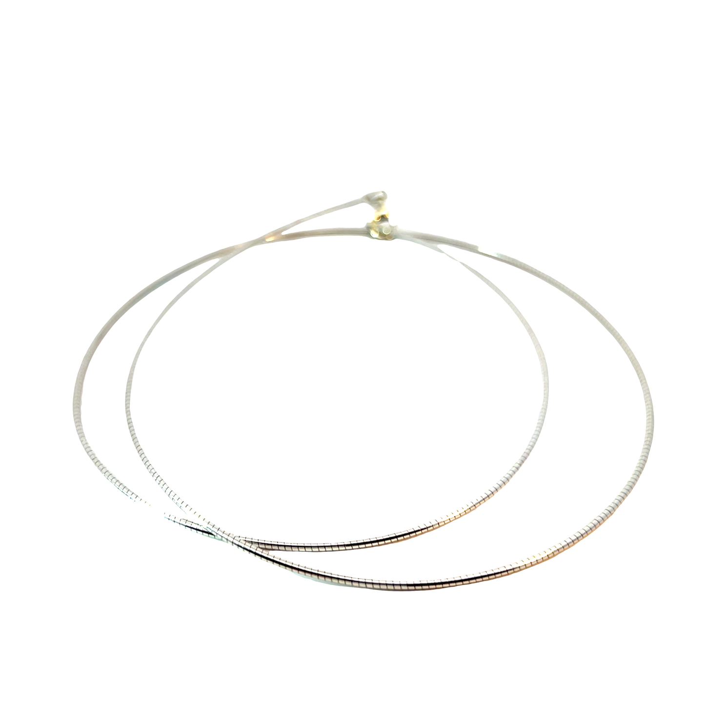 Omegareif Weißgold 585 / 14 Karat Länge 50 cm Nr. 6492