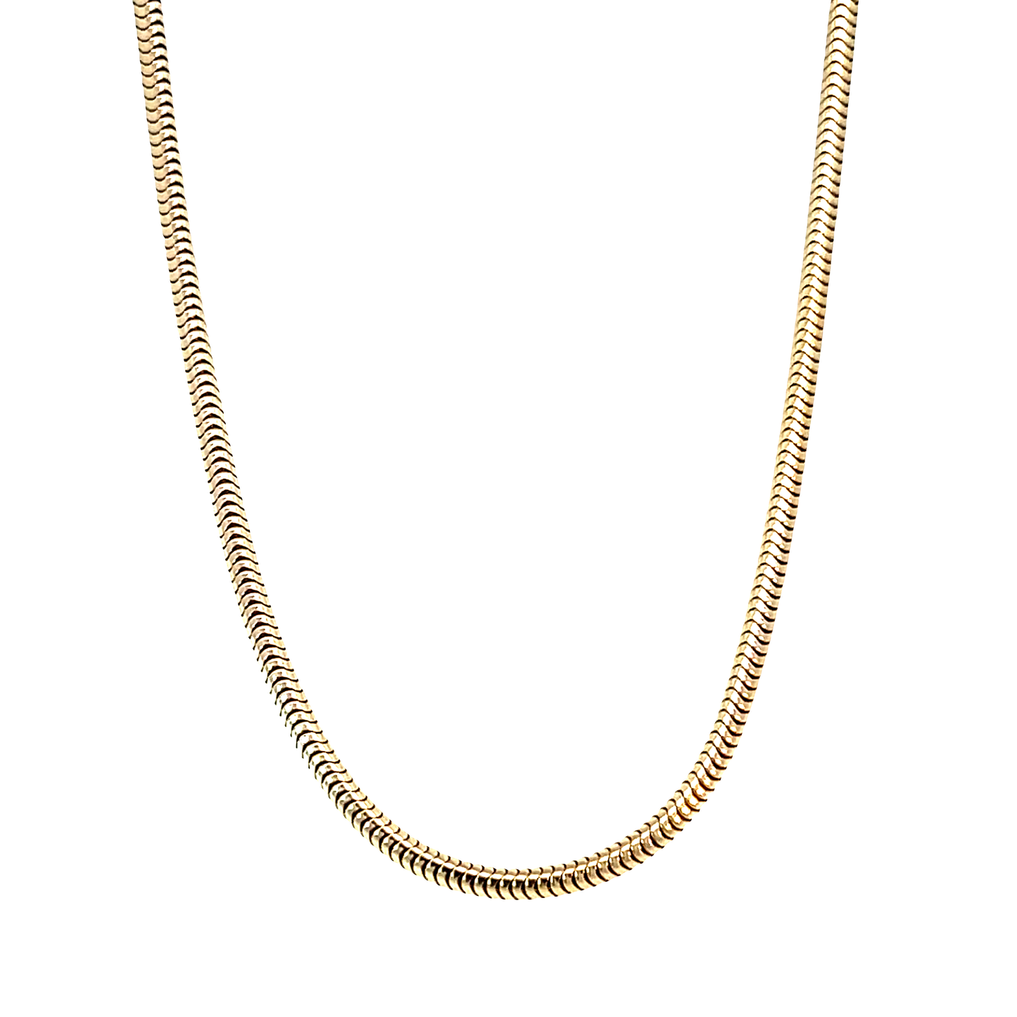 Schlangenkette Gelbgold 585 / 14 Karat Länge 45 cm Nr. 6509