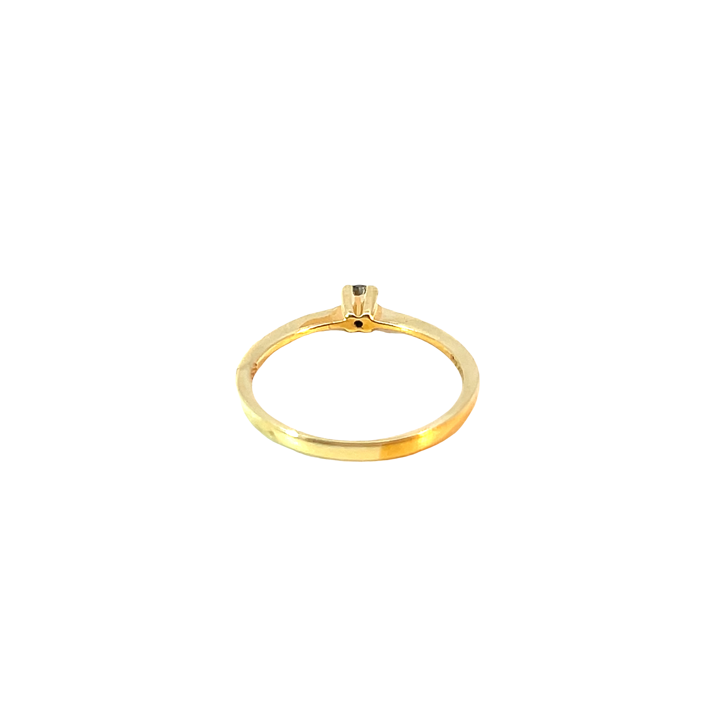Solitärring 333 / 8 Karat mit Brill. Gr. 52 Nr. 6580