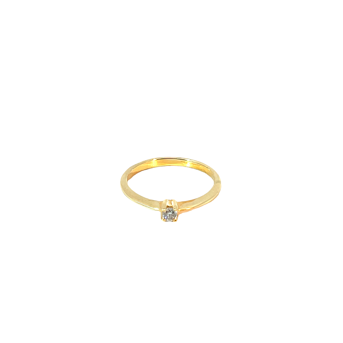 Solitärring 333 / 8 Karat mit Brill. Gr. 52 Nr. 6580
