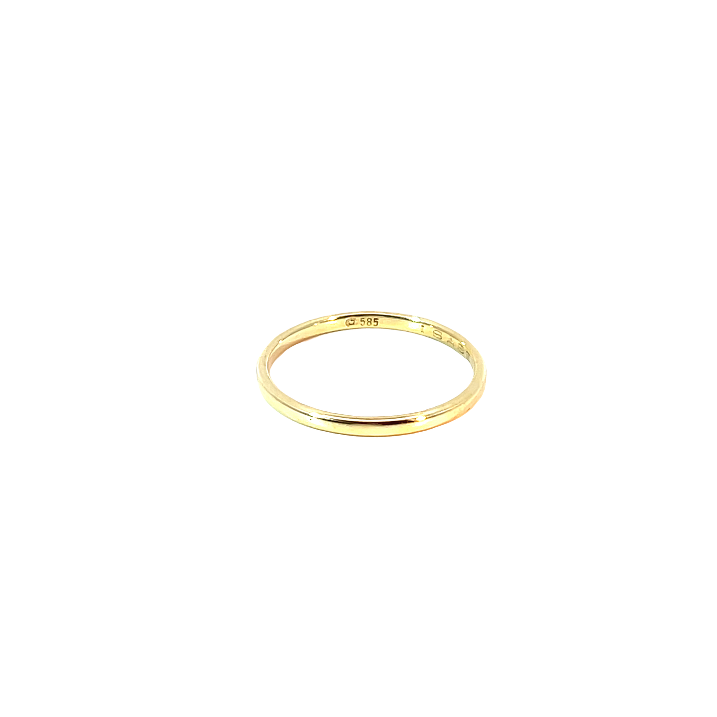 Ring Gelbgold 585 / 14 Karat Gr. 61 Nr. 6481