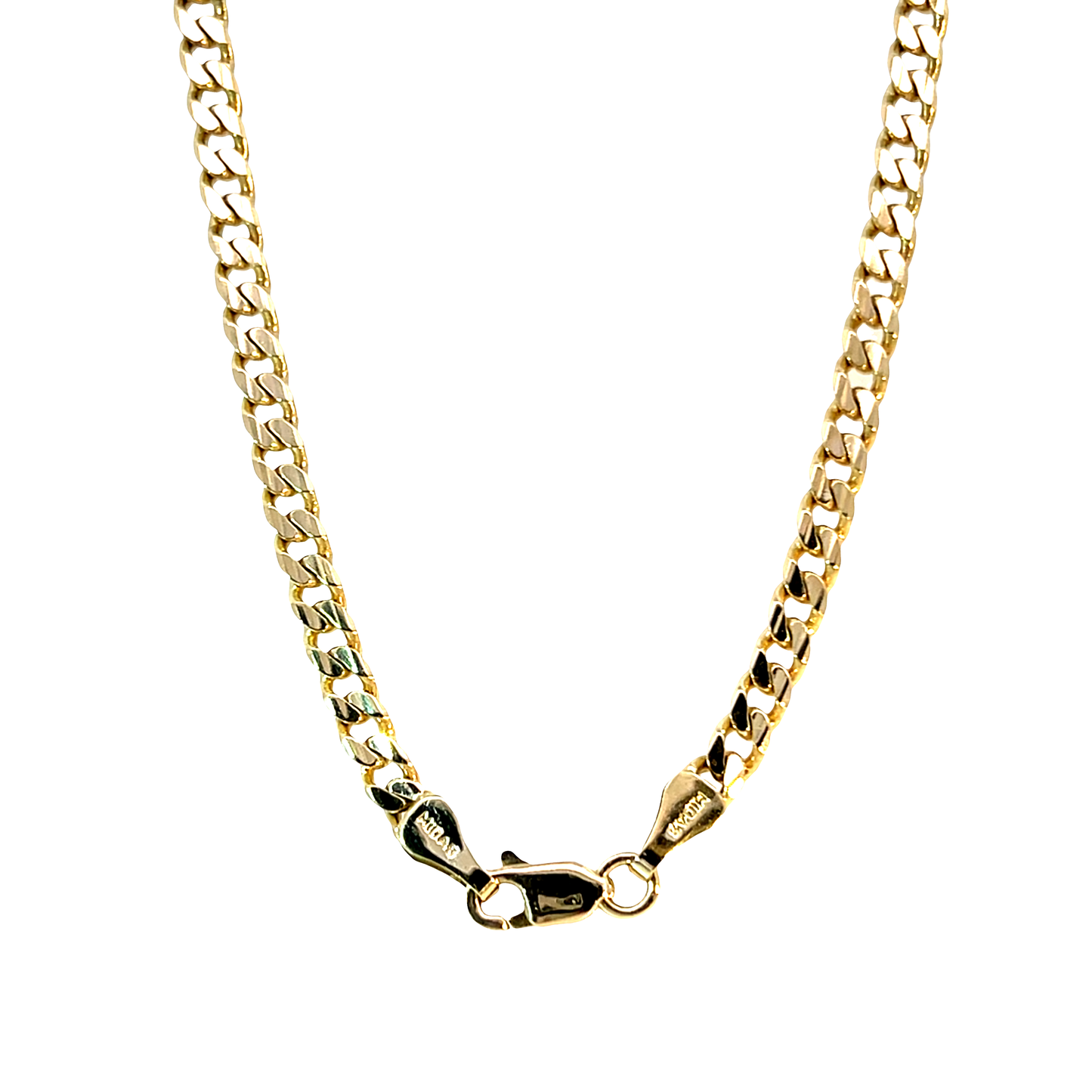 Panzerkette Gelbgold 585 / 14 Karat Länge 49,5 cm Nr. 6484