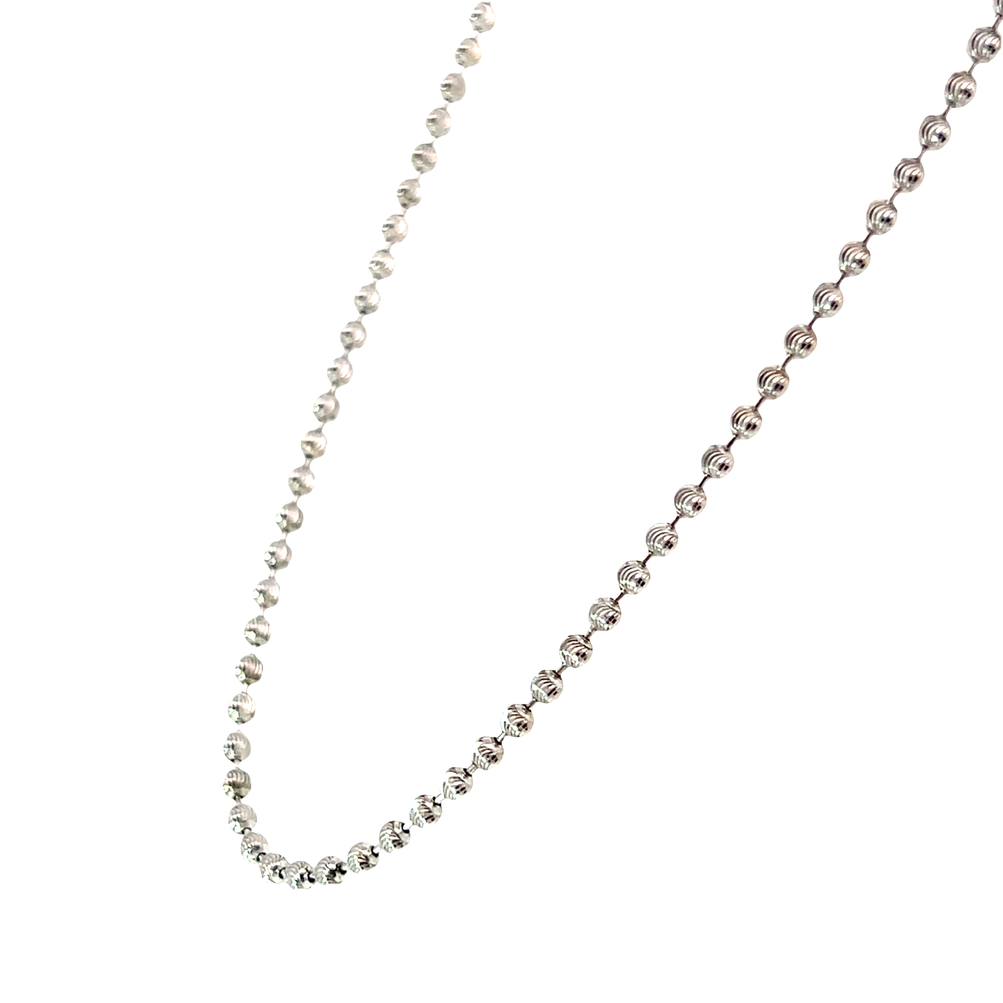 Kugelkette Weißgold 585 / 14 Karat Nr. 6491