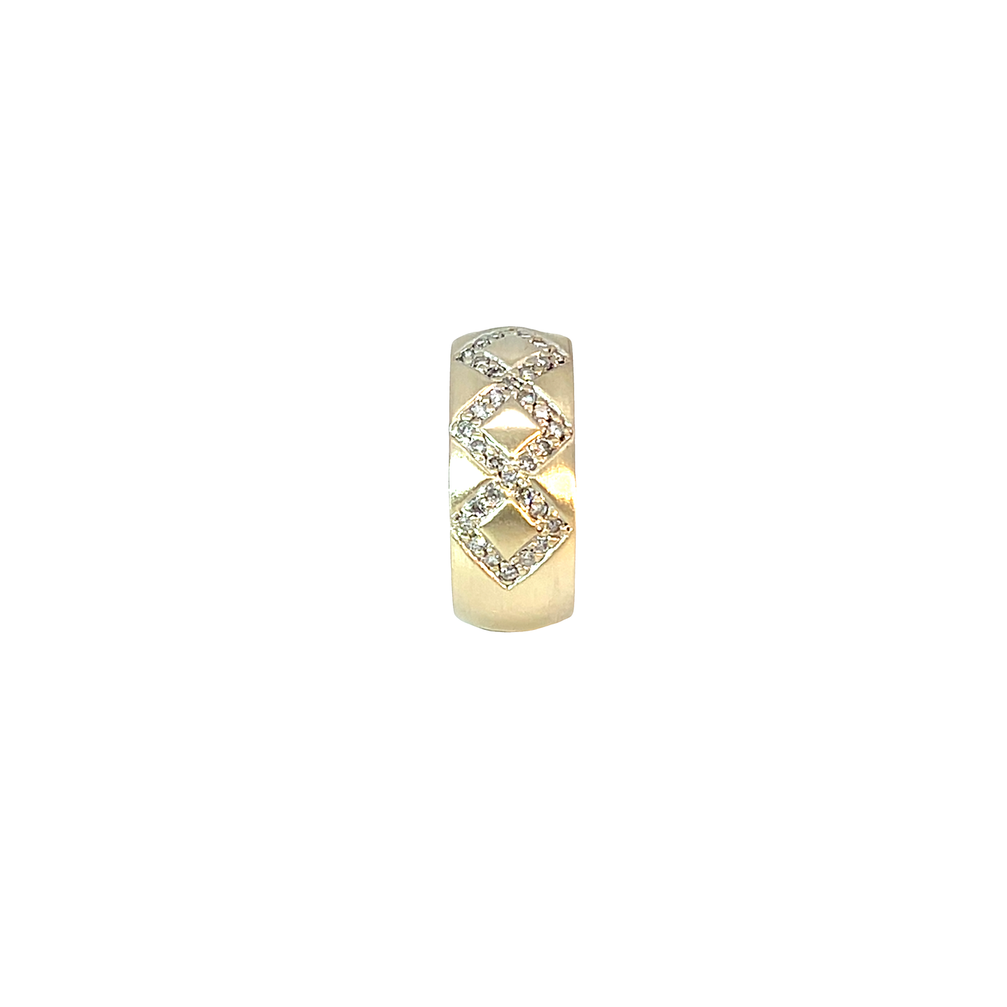 Ring Weißgold 585 / 14 Karat Brill Gr. 53 Nr. 6579