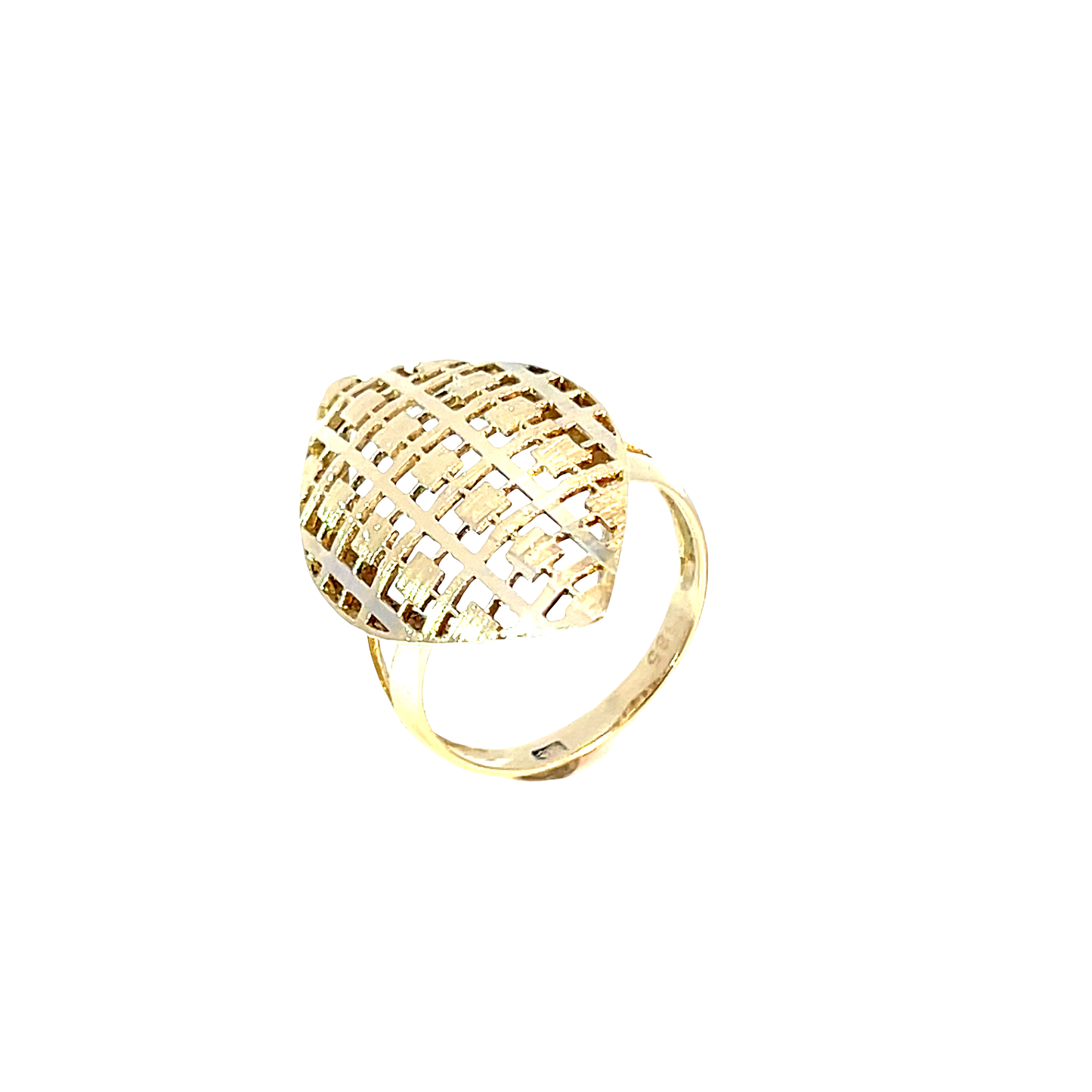 Ring Gelbgold 585 / 14 Karat Gr. 57 Nr. 6546