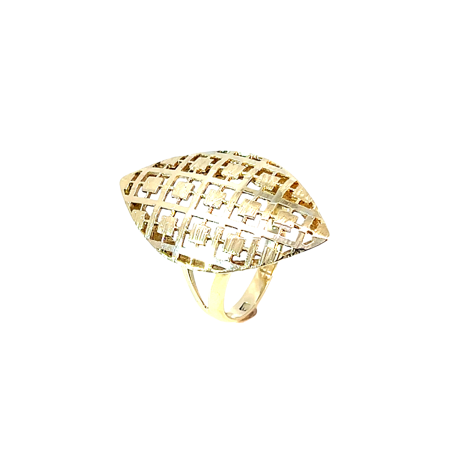 Ring Gelbgold 585 / 14 Karat Gr. 57 Nr. 6546