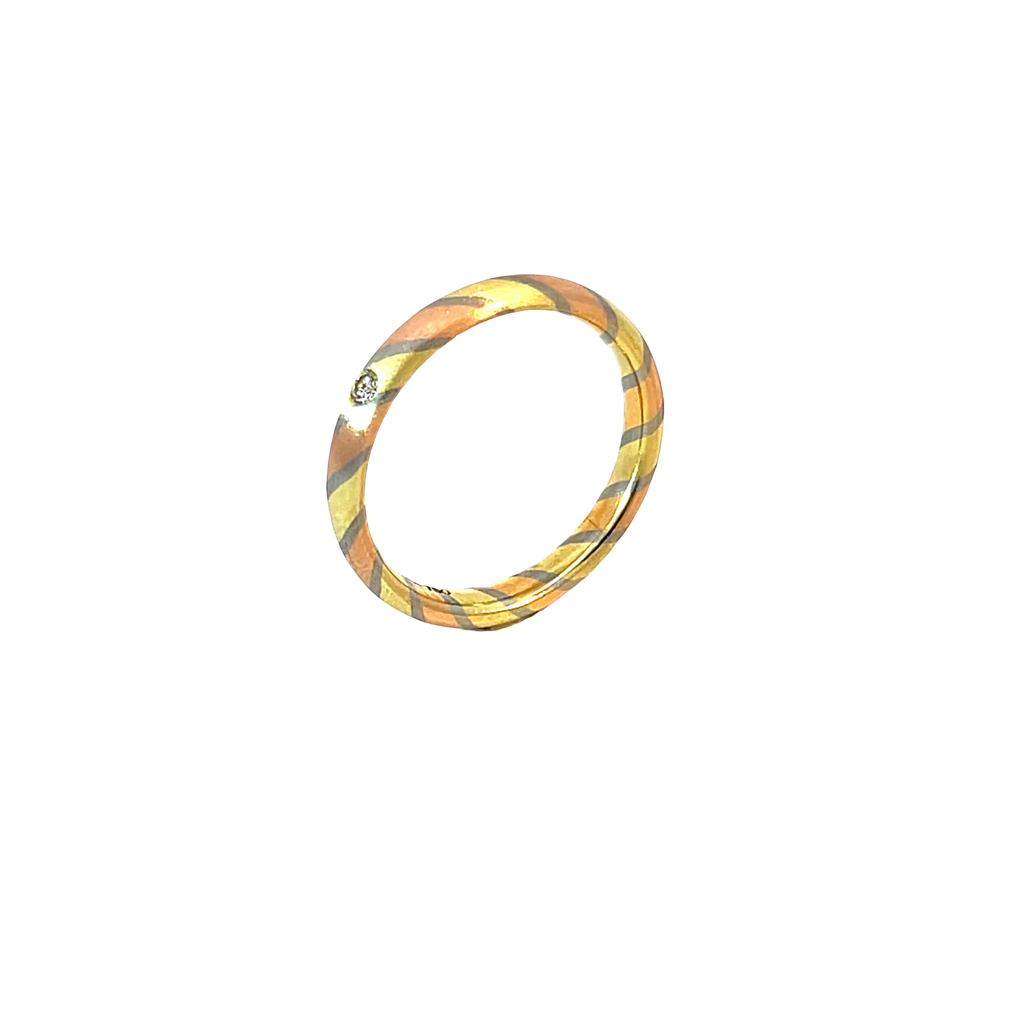 Trauring "Niessing" Tricolor 750 / 18 Karat Gr. 54 Nr. 6563