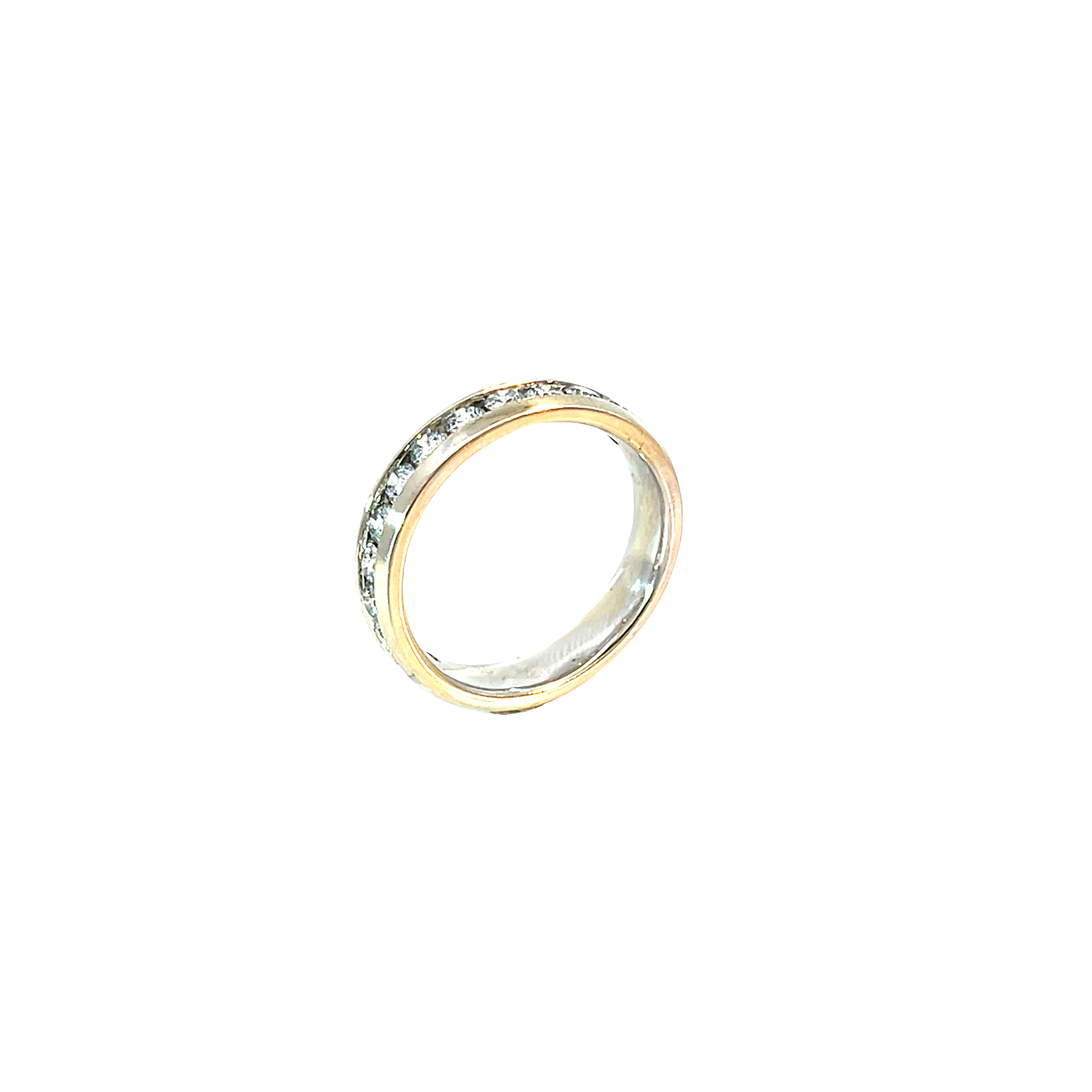 Ring Weißgold 585 / 14 Karat Brill. Gr. 57 Nr. 6606