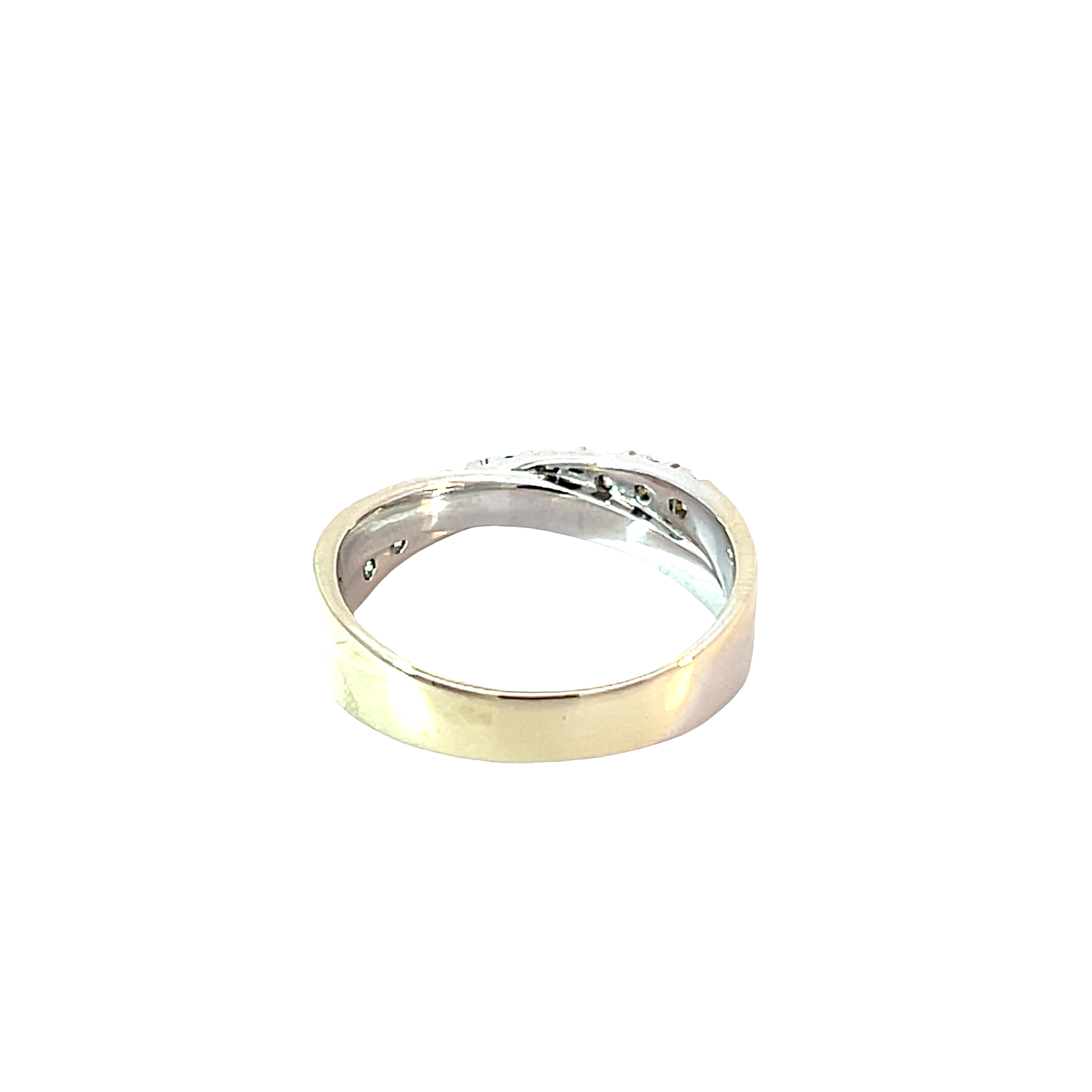 Ring Weißgold 585 / 14 Karat Brill. Gr. 57 Nr. 6609