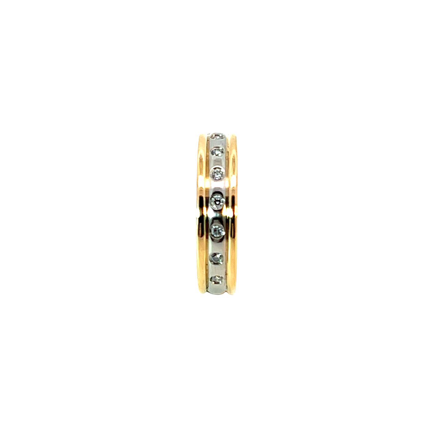 Ring Bicolor Platin 950/- & Gold 750/- Brill. Nr. 6612