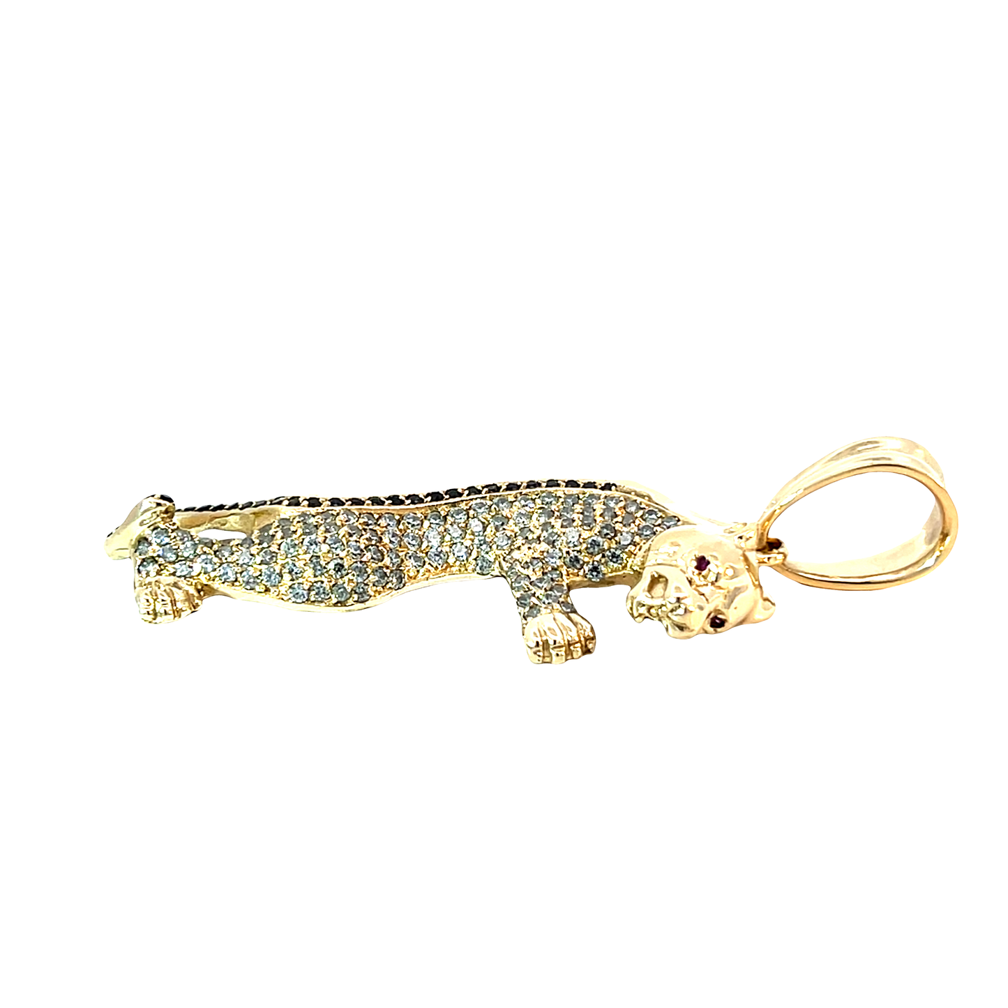 Anhänger Gelbgold 585 / 14 Karat Farbsteine Nr. 6613