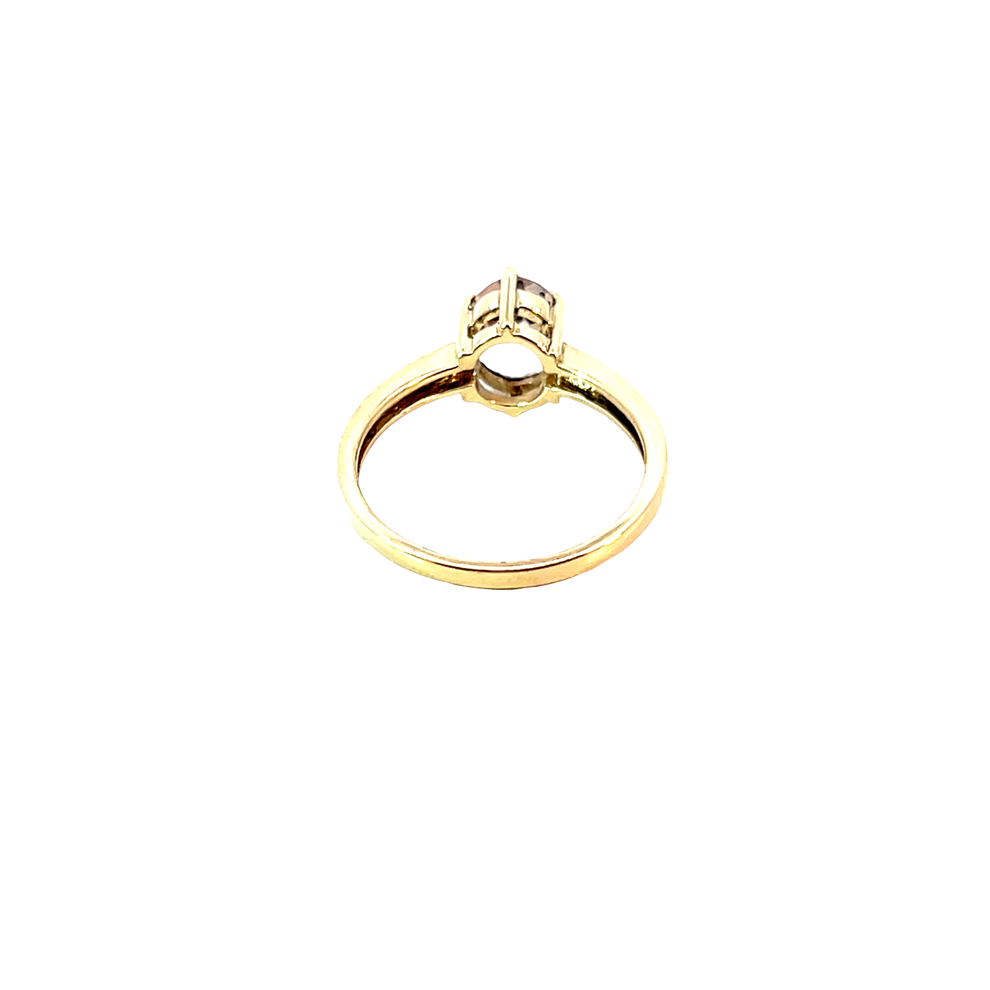 Ring Gelbgold 375 / 9 Karat mit Farbst. & Diam. Nr. 6581