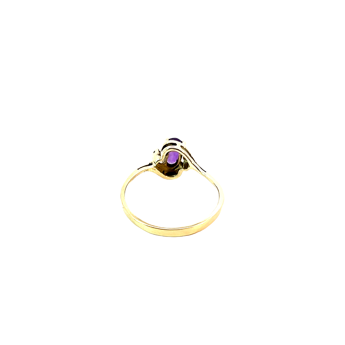 Ring Gelbgold 375 / 9 Karat Farbst. & Diam. Nr. 6580